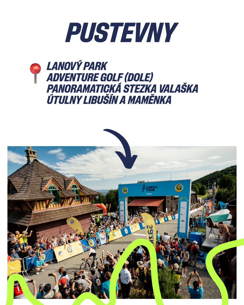 Czech_Tour's tweet photo. Poslední závodní den je tady... 🤩 A s ním i tipy, co vidět kromě závěrečné etapy. 🤭🗺️
Projdi si zámecké zahrady, než v Kroměříži odstartujeme poslední letošní etapu! 
Ale pak už honem na Pustevny, kde vyhlásíme celkového vítěze Czech Tour 2025. 🏆
 #CzechTour #visitczechia https://t.co/dUppLcVEWd
