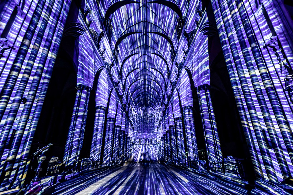 Explore humanity’s relationship with time in a breathtaking light and sound experience at Rochester Cathedral. Traverse wormholes, venture inside clocks, and witness the epochs of history unfold before your eyes. 30th September - 4th October

rochestercathedral.org/lightshow