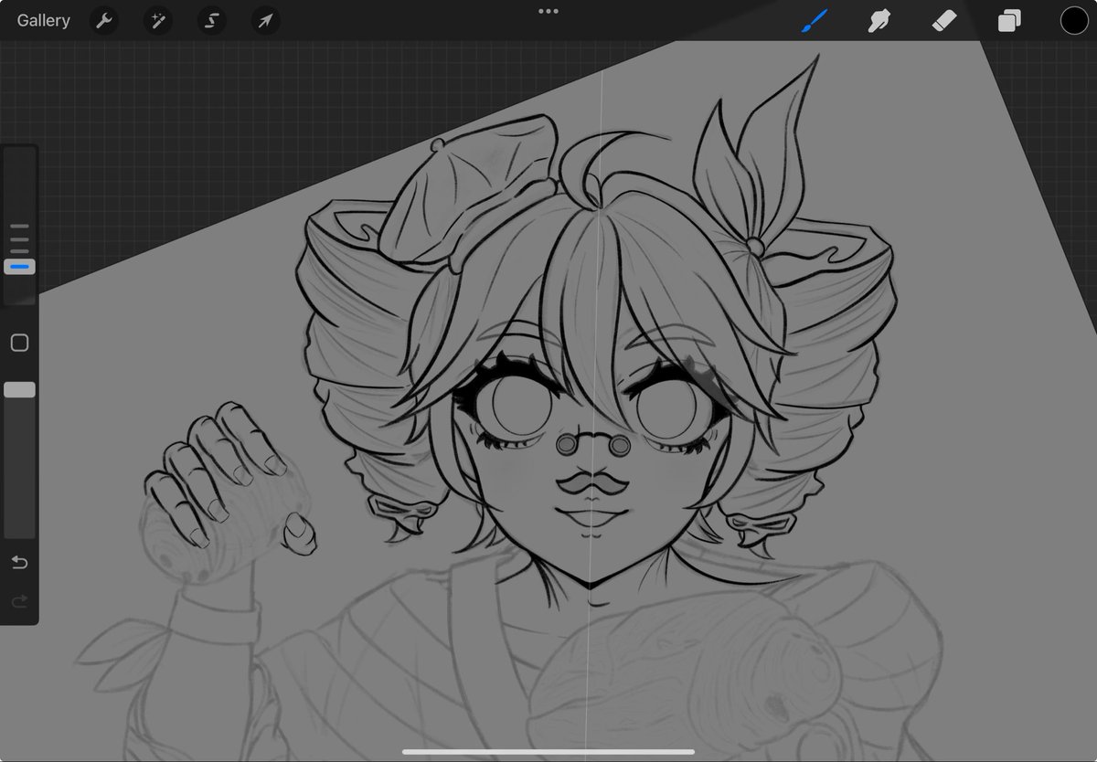k0samii's tweet photo. Trying out a new lineart method… https://t.co/PifTi4fKN4