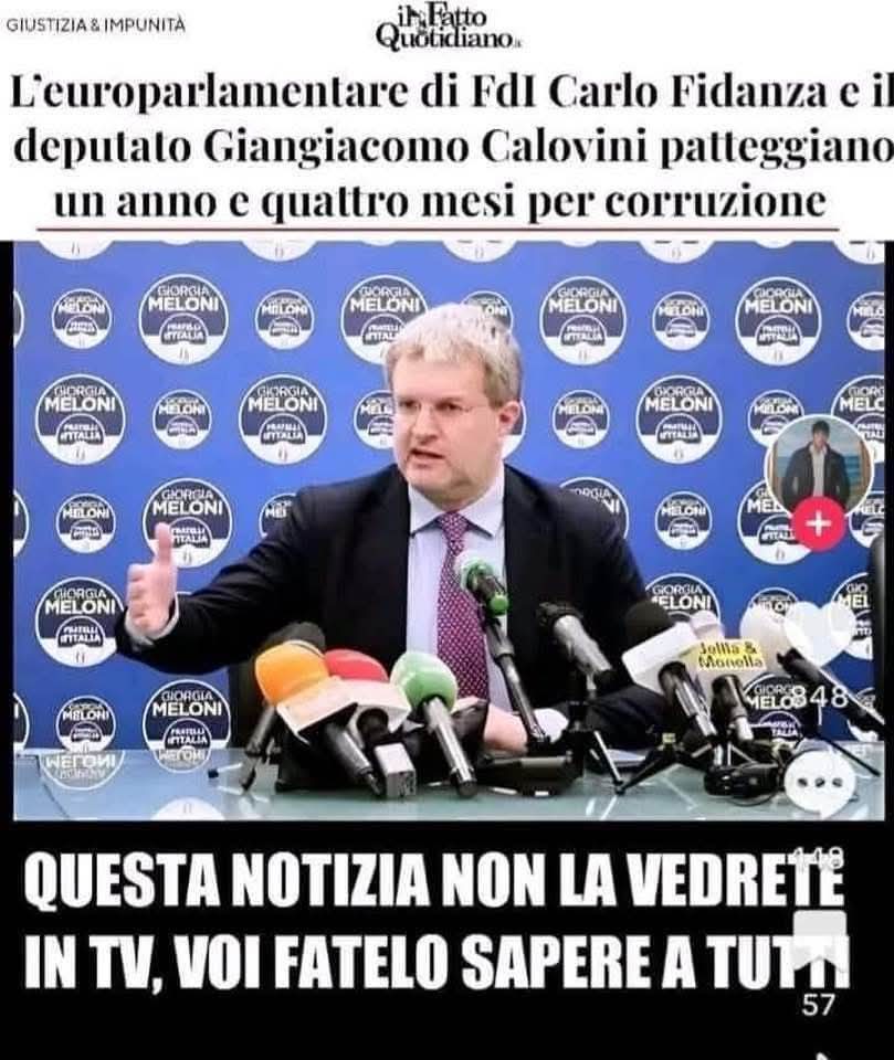 I patteggiati meloniani!