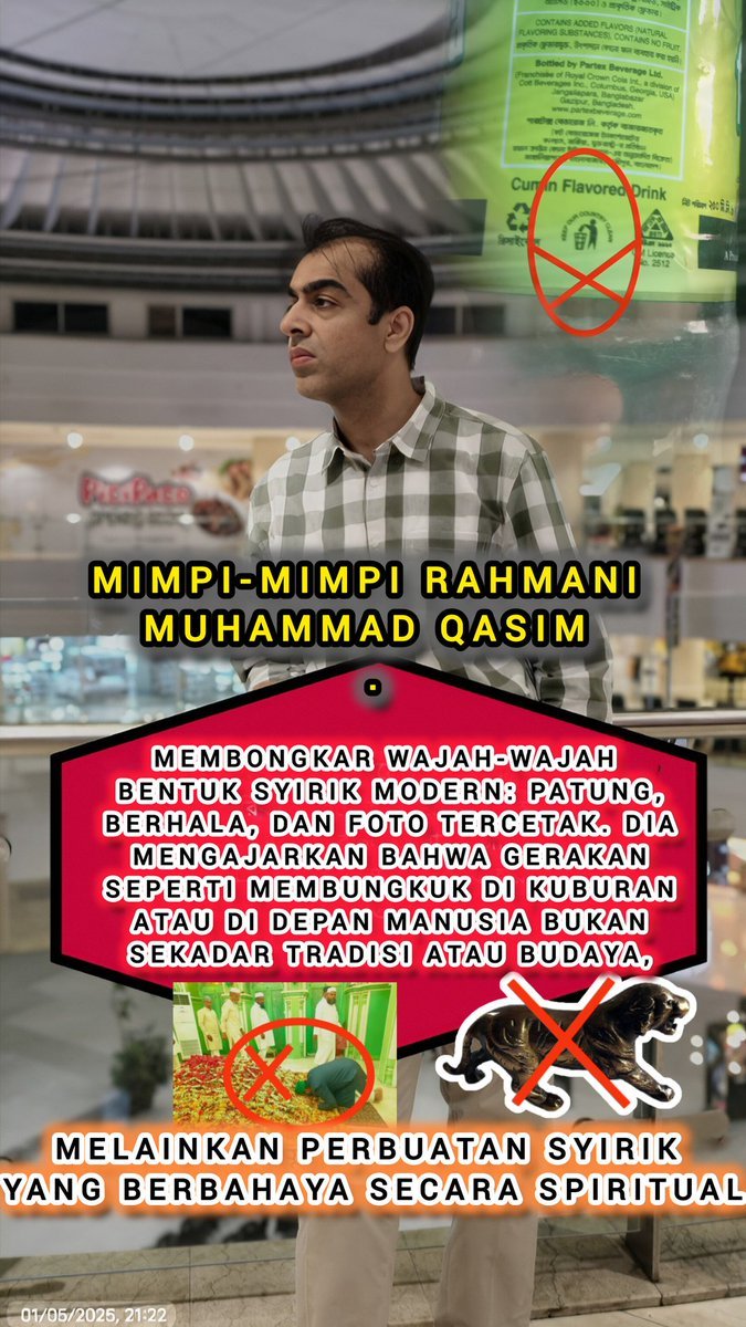 sadia17012's tweet photo. Nabi Muhammad SAW adalah penutupnya para nabi, sehingga begitu sempurnanya ajaran tauhid yang telah di ajarkan, namun mengapa umat Islam justru melupakanan aqidah untuk bertauhid murni tanpa kesyirikan apapun? Muhammad Qasim mengingatkan ini kembali #TransformasiQasim https://t.co/T0pVD0FODG