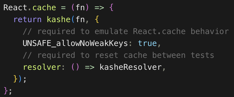 A couple days ago I've run into a "behaviour" difference between running react server code and testing it, and I was not the first one

Lucky me that's a problem I can solve

- issue: github.com/testing-librar…
- solution: codesandbox.io/p/devbox/silly…