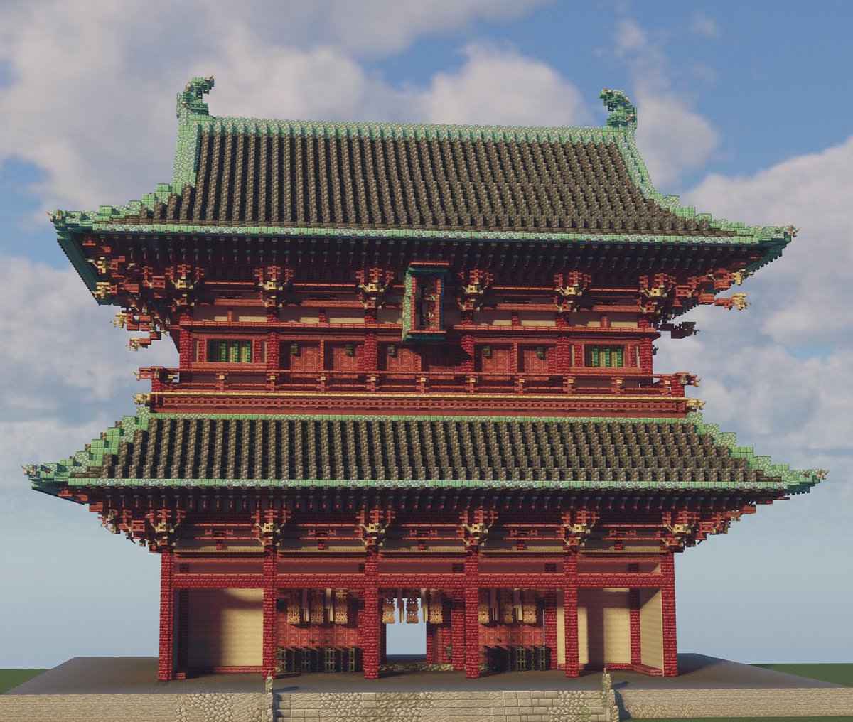 #Minecraft #Minecraftbuilds #おやさい鯖 
和風の門