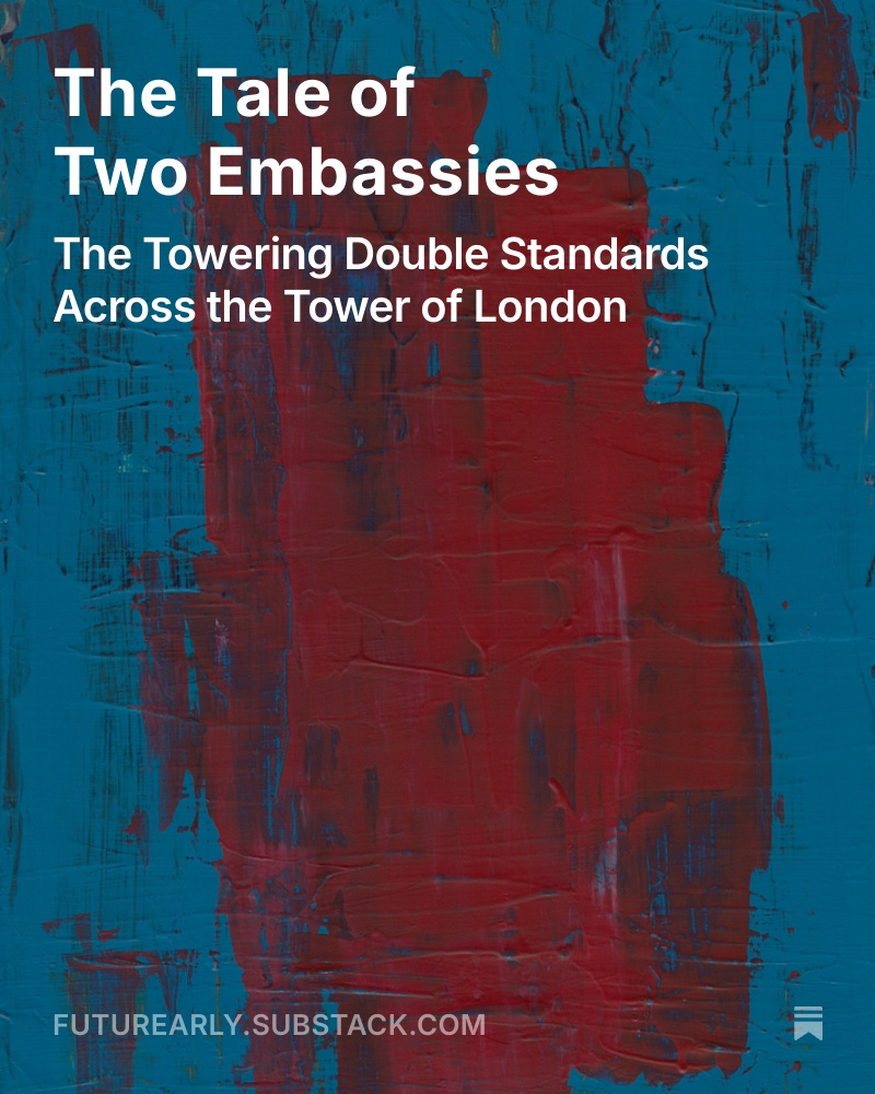 Forget The Events, Focus on The Trends ✨
Future Doesn't Wait - Neither Should You

Read it here👉: futurearly.substack.com

<a href="/TuckerCarlson/">Tucker Carlson</a> #Diplomacy #Geopolitics #BRICS #China #US <a href="/QuincyInst/">Quincy Institute</a> #UK <a href="/AsiaSocietyHK/">Asia Society Hong Kong Center 亞洲協會香港中心</a>