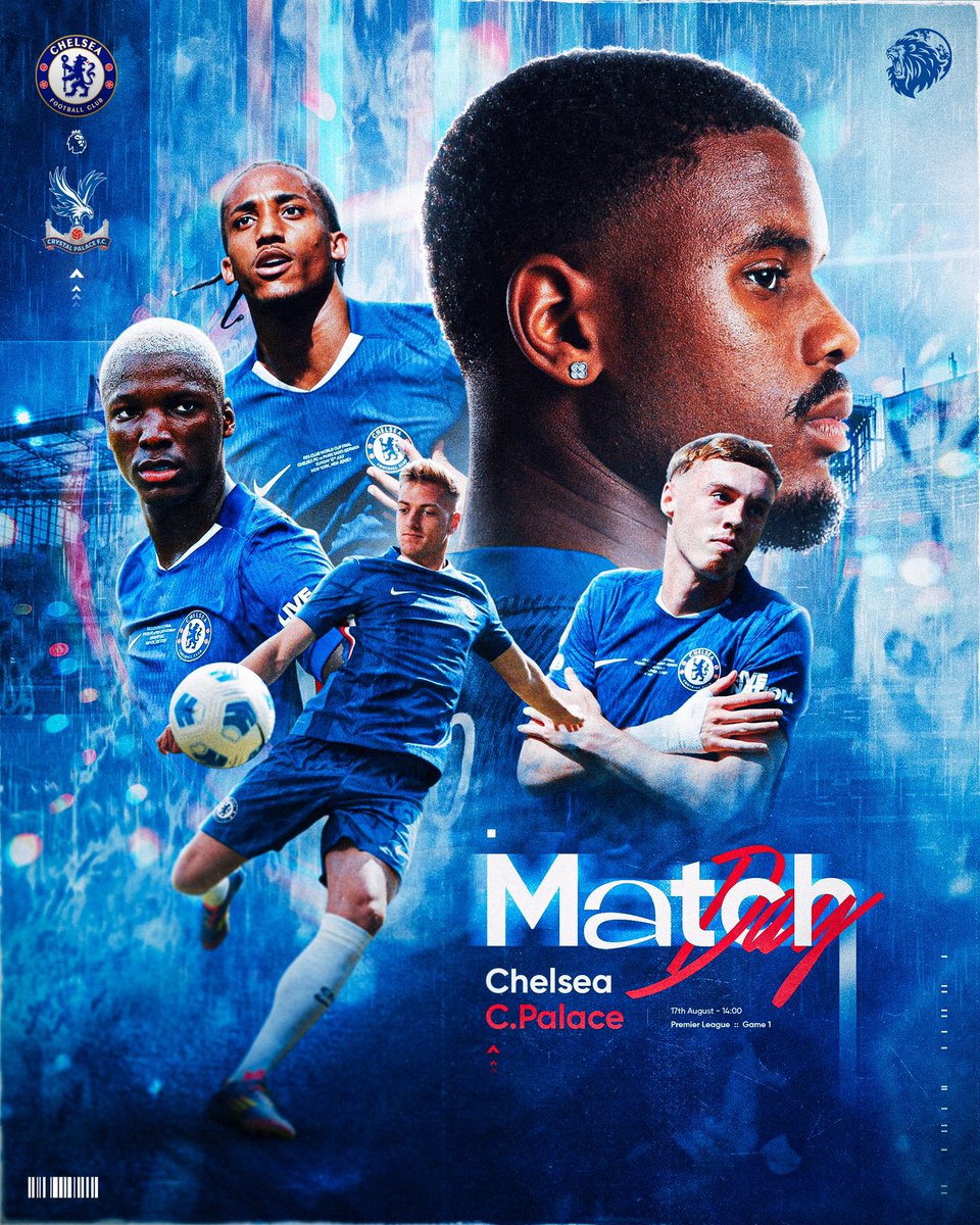 Matchday work for one of my clients ahead of Chelsea’s opening Premier League game against Crystal Palace! 👀🔵

#CFC #smsports