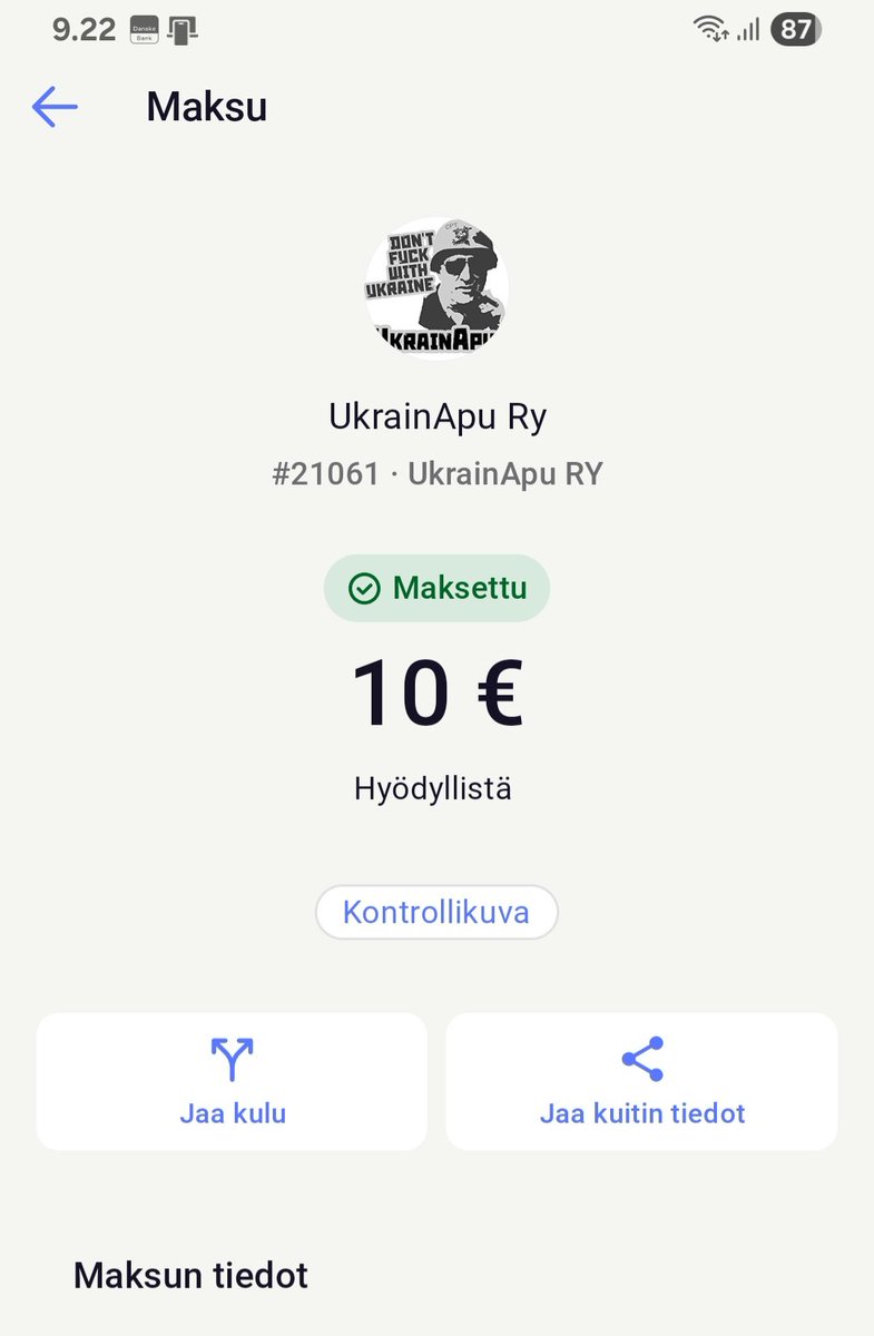 <a href="/UkrainApu/">UkrainApu</a> Aloitus! Muutkin saa matkia ja ylittääkin.