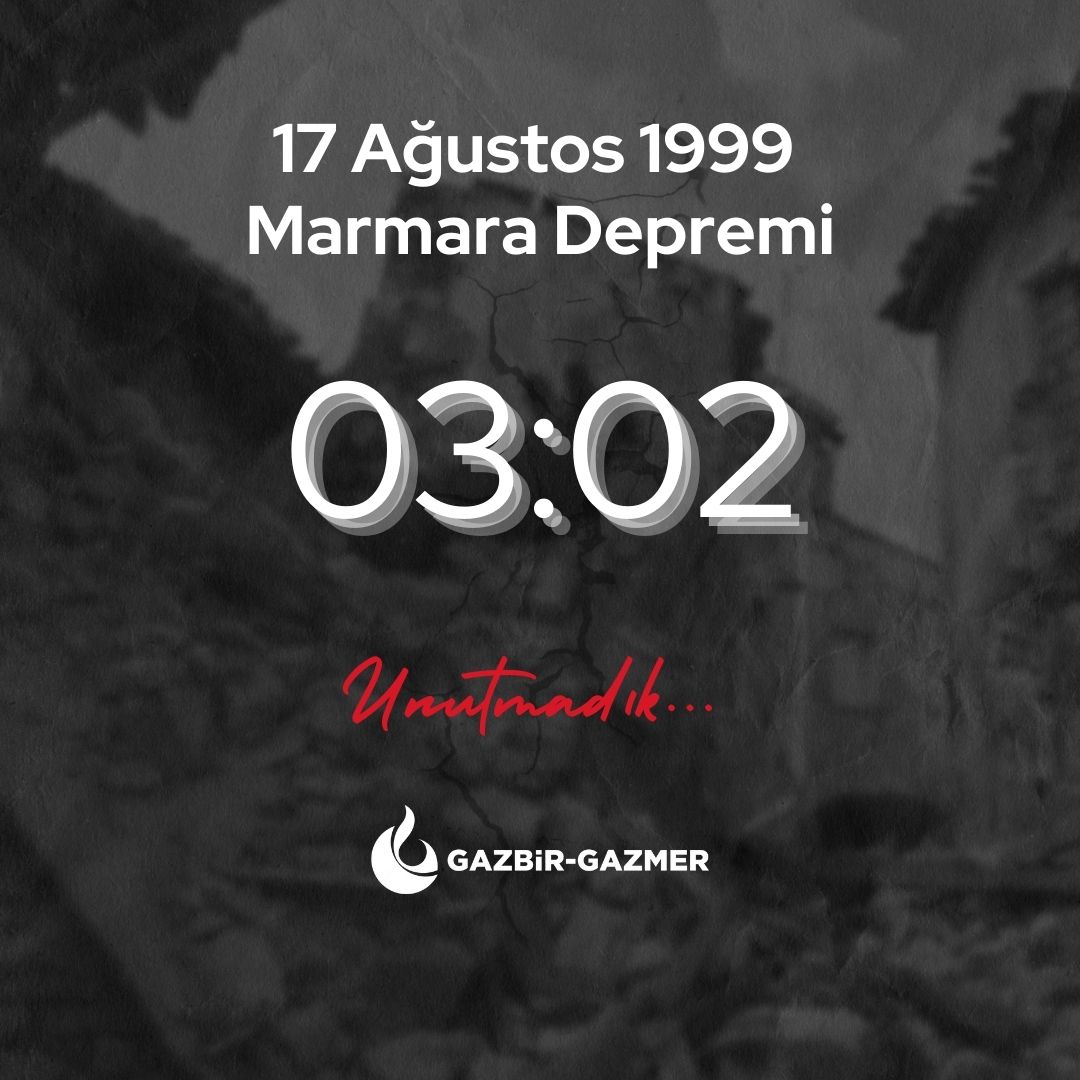 17 Ağustos 1999 Marmara Depremi'nde hayatını kaybeden vatandaşlarımızı rahmetle anıyoruz.

#17Agustos1999