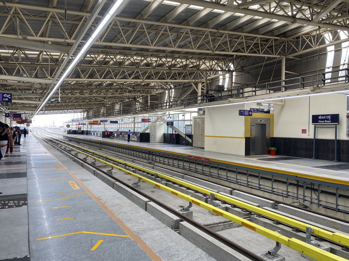 sumanthchandar's tweet image. #NammaMetro #YellowLine
Ditching the car and travelling from South-East To West Bengaluru.
@WF_Watcher @ChristinMP_ @Tejasvi_Surya