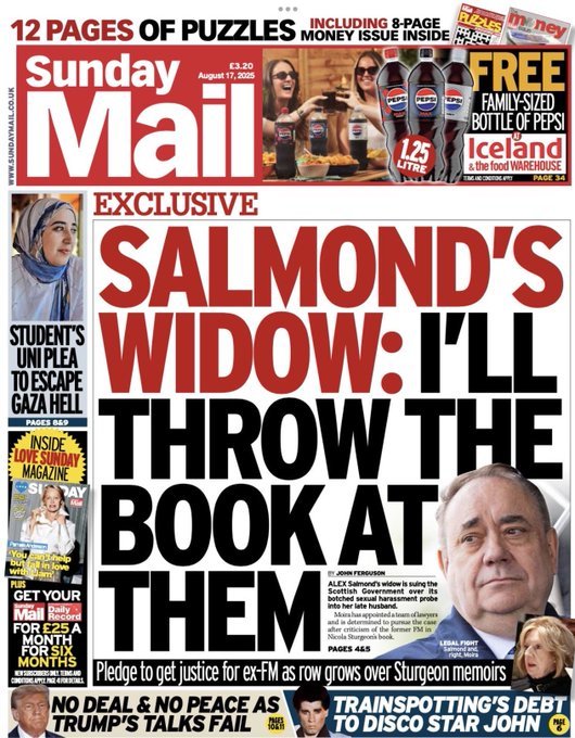 Moira Salmond to sue the Scottish Government💥

You can only push someone so far …