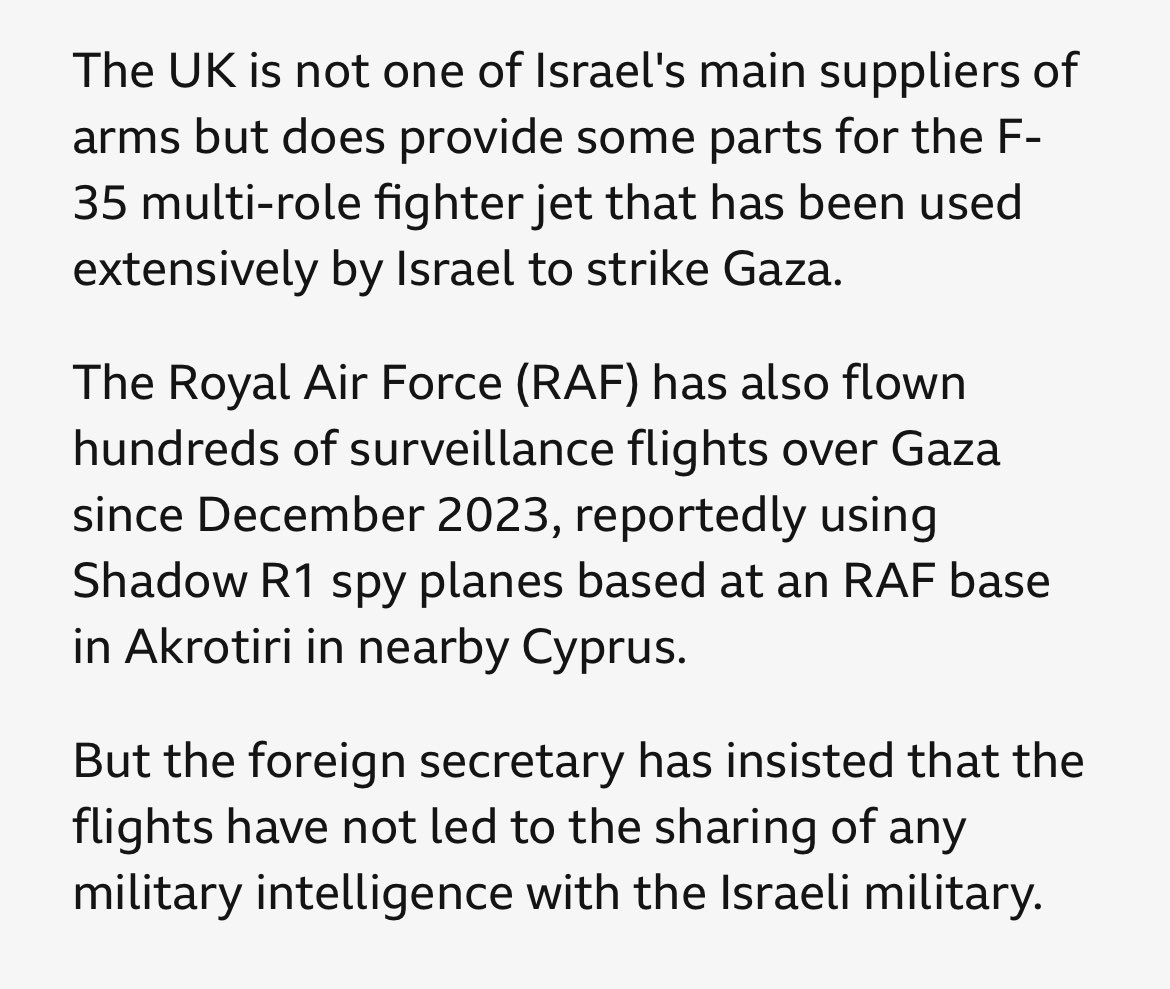 The Crispin Flintoff Show (@crispinshow) on Twitter photo BREAKING NEWS
In this report, <a href="/BBCNews/">BBC News (UK)</a> is reporting UK complicity in the genocide and showing <a href="/DavidLammy/">David Lammy</a> up as either naive or dishonest. BREAKING NEWS
In this report, <a href="/BBCNews/">BBC News (UK)</a> is reporting UK complicity in the genocide and showing <a href="/DavidLammy/">David Lammy</a> up as either naive or dishonest.