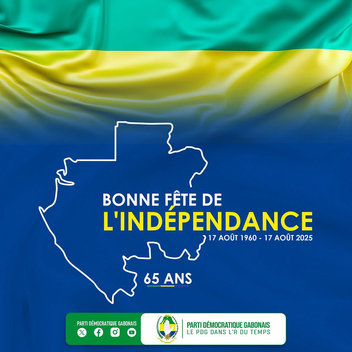 Parti Démocratique Gabonais (PDG) tweet media