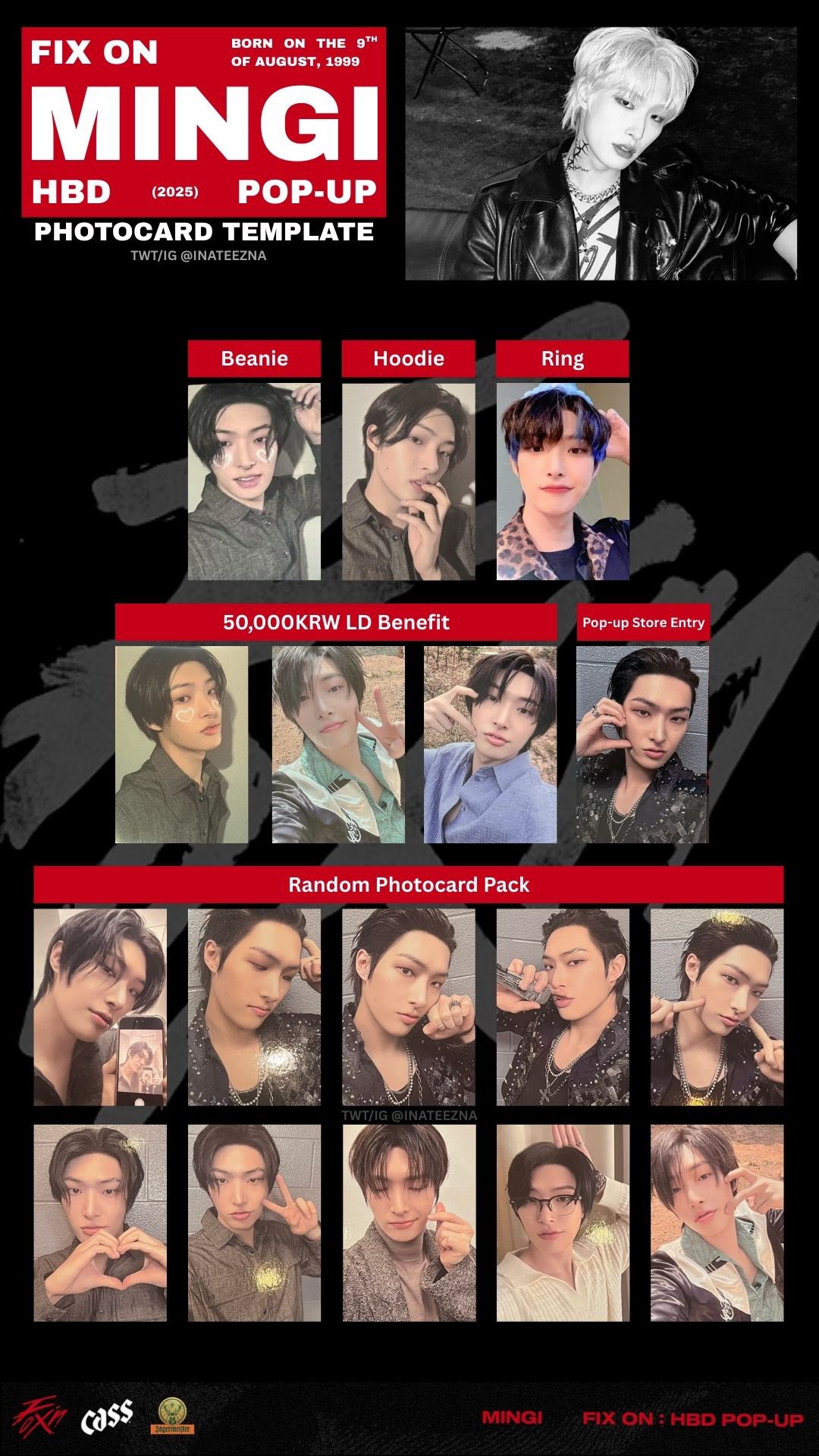 ATEEZ MINGI FIX ON HBD POPUP トレカ ラキドロ ATEEZ MINGI FIX ON HBD POP-UP トレカ コンプリート - メルカリ