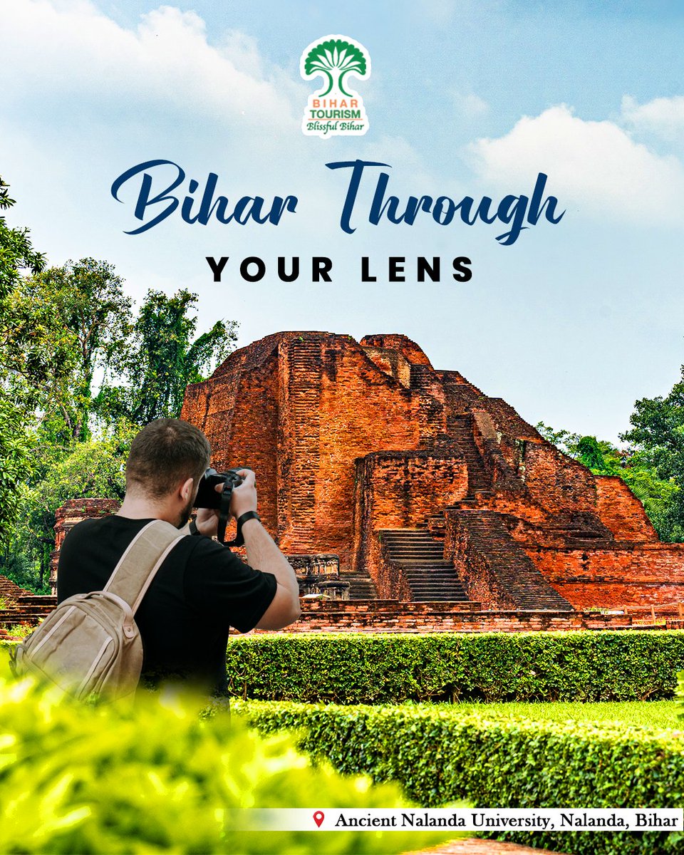 TourismBiharGov's tweet photo. "Show us your Bihar! Capture and share your best clicks at bihartourism.events@gmail.com."
#ShowUsYourBihar #MyBiharMyClick #Bihar 
#CaptureBihar #BiharThroughyourLens #HiddenGemsOfBihar #TravelBihar #UnseenBihar #BiharTourism #IncredibleIndia #WorldPhotographyDay
@tourismgoi @MLARajuSingh @singh_loke34264 @incredibleindia