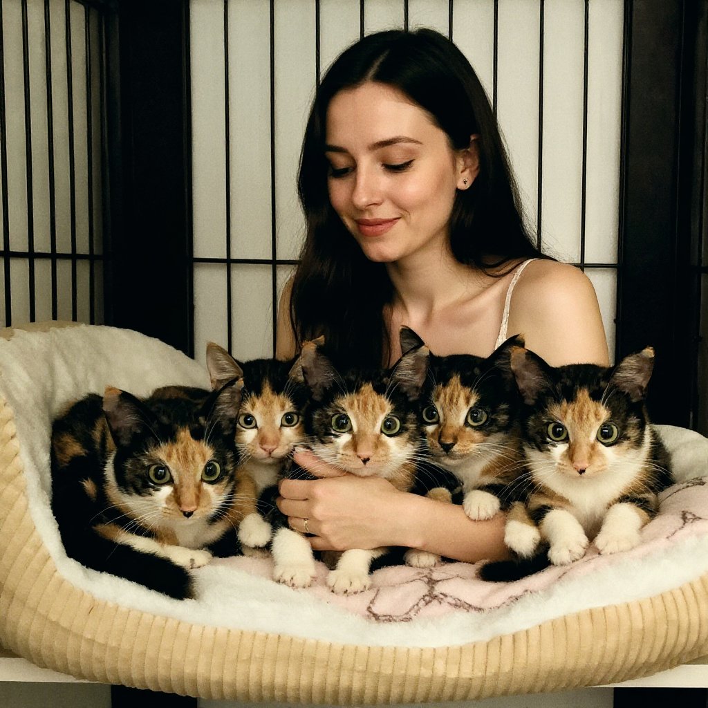 子猫にしたら、知らない人出てきた

#AI生成画像 #里親募集中 #保護猫 #猫 #三毛猫 #猫好きさんと繋がりたい #猫のいる暮らし #猫のいる生活 #預かりボランティア #Cat #catlife