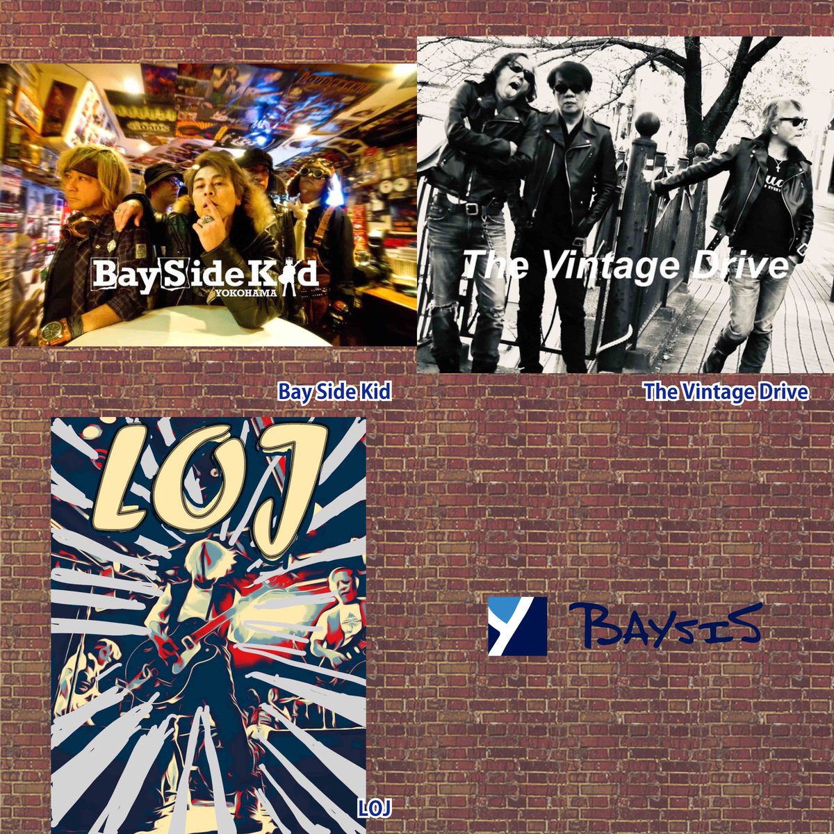 BAYSISYOKOHAMA's tweet photo. 【本日夜の部公演！】
8/17(日) 夜の部
熱中SHOW時代 ～ぼくのBAYSISはFEVER～
開場18:00/開演18:30
当日3500円 (D代別)
配信2000円

Bay Side Kid
The Vintage Drive
LOJ

〈チケット予約〉
https://t.co/KmvPE4wR1y
〈配信チケット購入〉
https://t.co/wPea7jXhNC https://t.co/eCSi7ZCSsq
