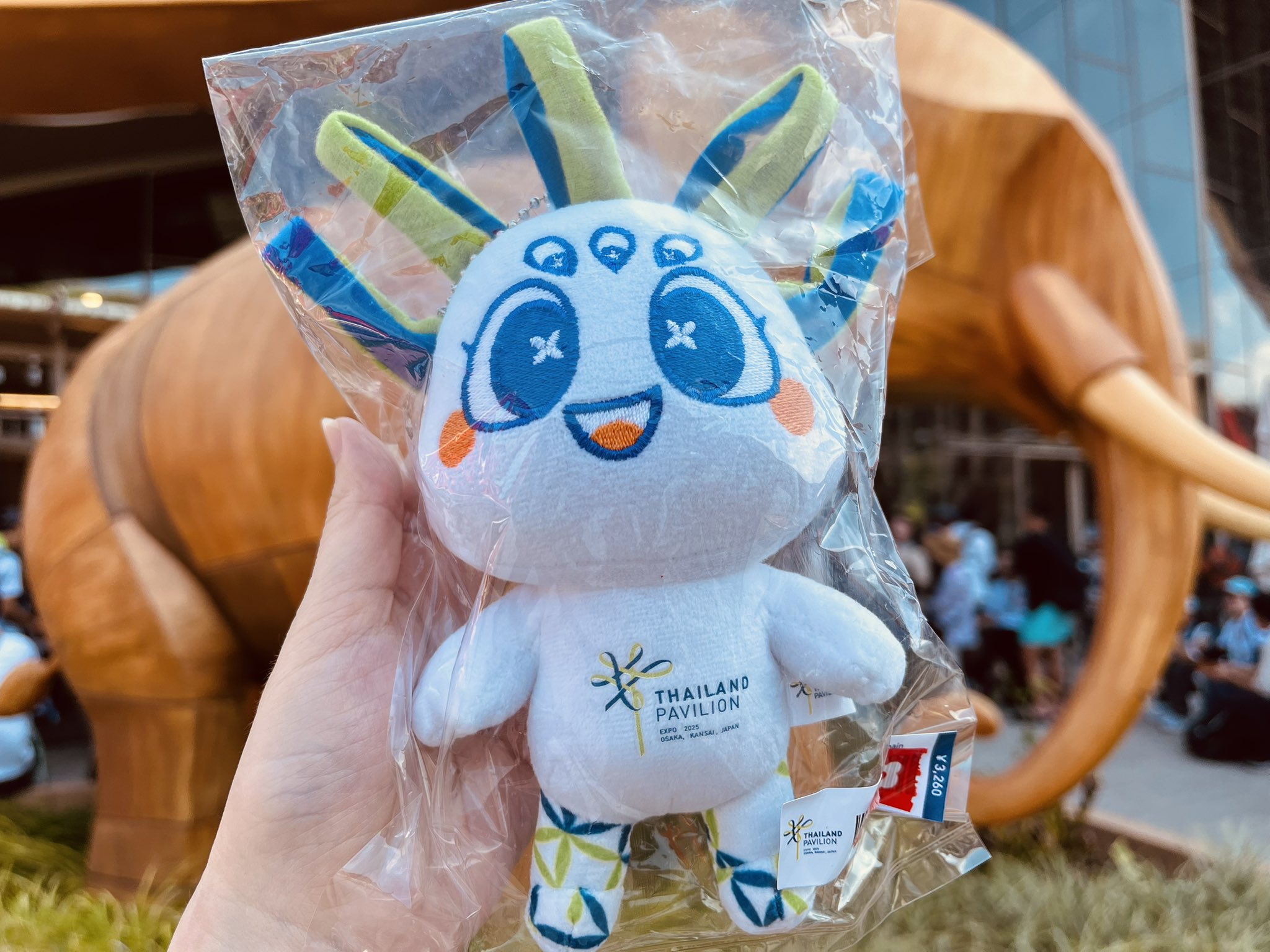 大阪万博EXPO2025　　 タイパビリオン ぬいぐるみ　プームジャイくん マスコット キャラクター 「プーム・ジャイ」 をご紹介