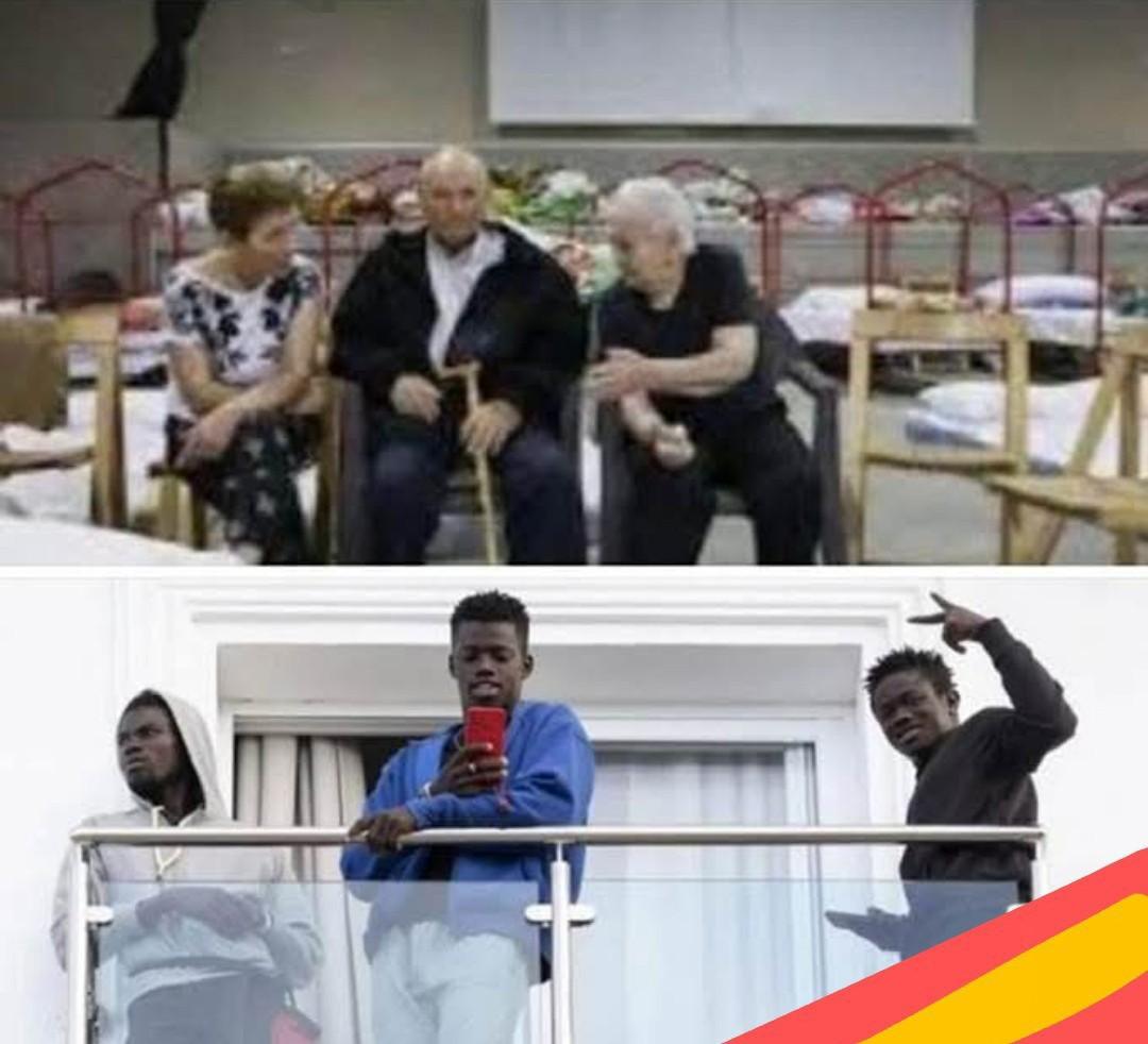 ‼️Se quema tu casa en un incendio y vas a un gimnasio municipal pero si llegas en un cayuco  te mandan a un hotel.
¿Que te parece?