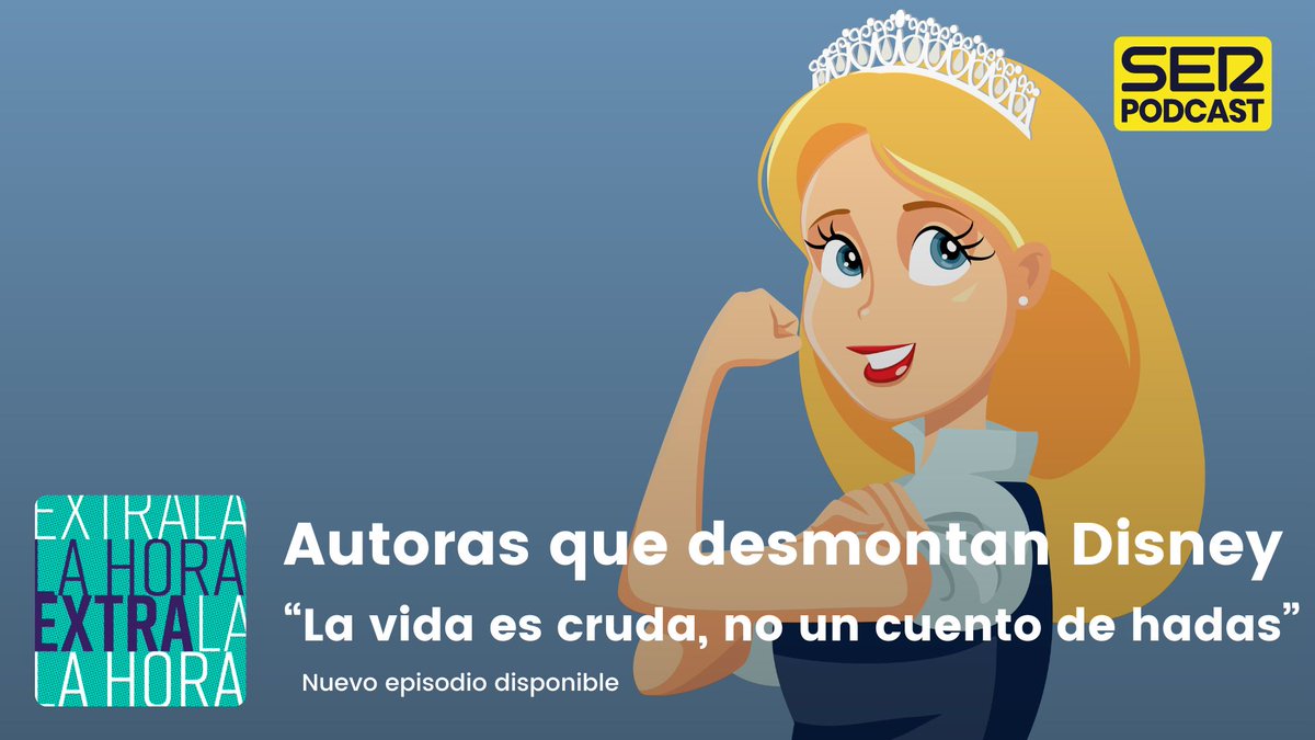 LaHoraExtra's tweet photo. 👸 Autoras que desmontan Disney: "la vida es cruda, no un cuento de hadas". Nos acompañan: 
📚 María Ovelar con 'Suya era la noche'
📚 Glòria de Castro con 'Los templos solemnes'
🎨 Secundino Hernández en el @musacmuseo 

🎧 ¡Nuevo episodio disponible!
https://t.co/DRC7GZB1Tv https://t.co/2Jrgv4Jcgr