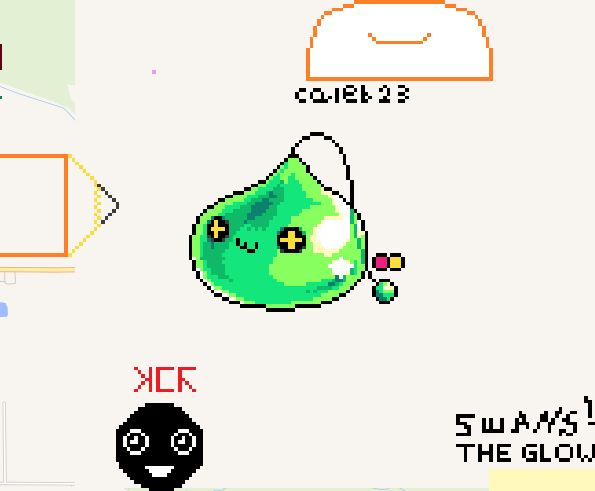drew the ms slime on w place lol