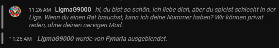 Manchmal frag ich mich was in solchen Leuten vorgeht.
Vielleicht will ich es aber auch gar nicht wissen.

Grüße gehen raus von der nervigen Moderatorin 🙃