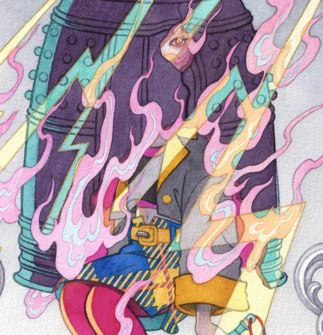 みうらじろうギャラリーにて開催中のグループ展『夏は日向を行け2025』より。 「警鐘」 SSM 色合いが可愛くてお気に入り 作品はwebからもお取り扱いいただいておりますので、よろしければご覧いただけますと幸いです。