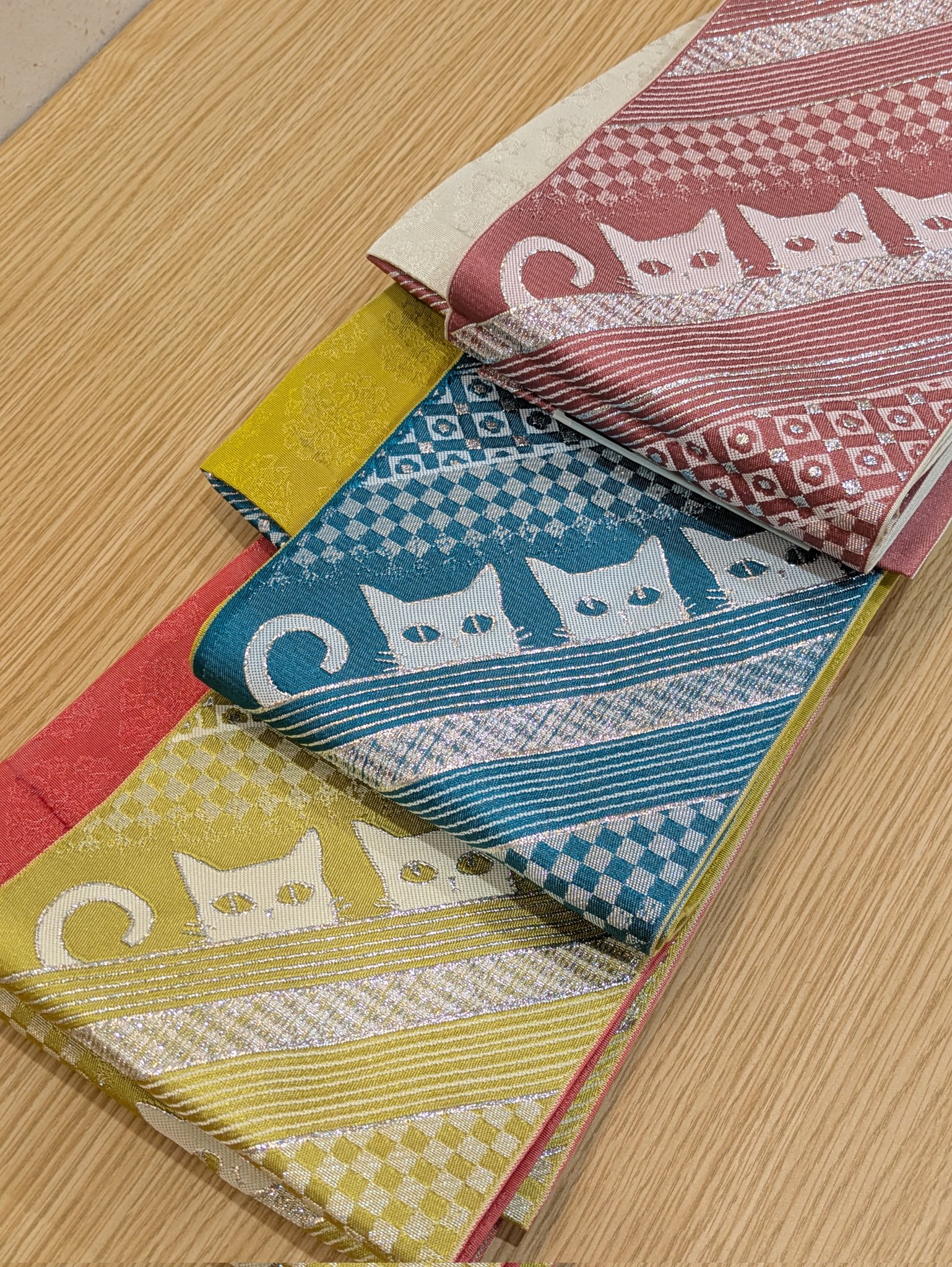 半幅帯☆浴衣帯☆新品未使用☆猫ちゃん 半幅帯 浴衣帯 ネコ柄 未使用 - メルカリ