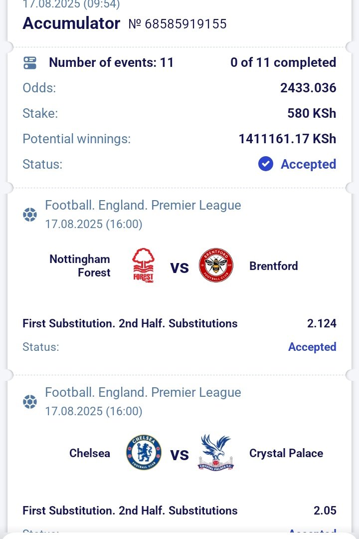 Sub market for today 
Paripesa code MYYQQ
If you got stake break them in 3 pairs
No account 👎 👎 👎 
Reg:
paripesa.bet/paripesakenya