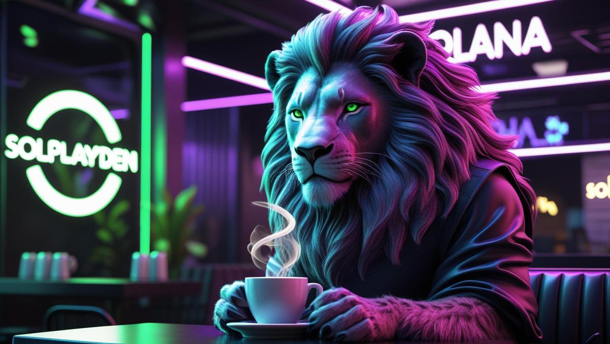 solplayden's tweet photo. Good Morning Lions 🦁 

We’ve been active for 100 days

Unsuccessful presale 👎

Roaring rewards ✅

Successful presale ✅

Utility released ✅

SolSprinter competitions ✅

Burns initiative ✅

Liquidity top ups ✅

Rewards for holders end of month ✅

Something big is coming 👀.

Ps we’re going nowhere