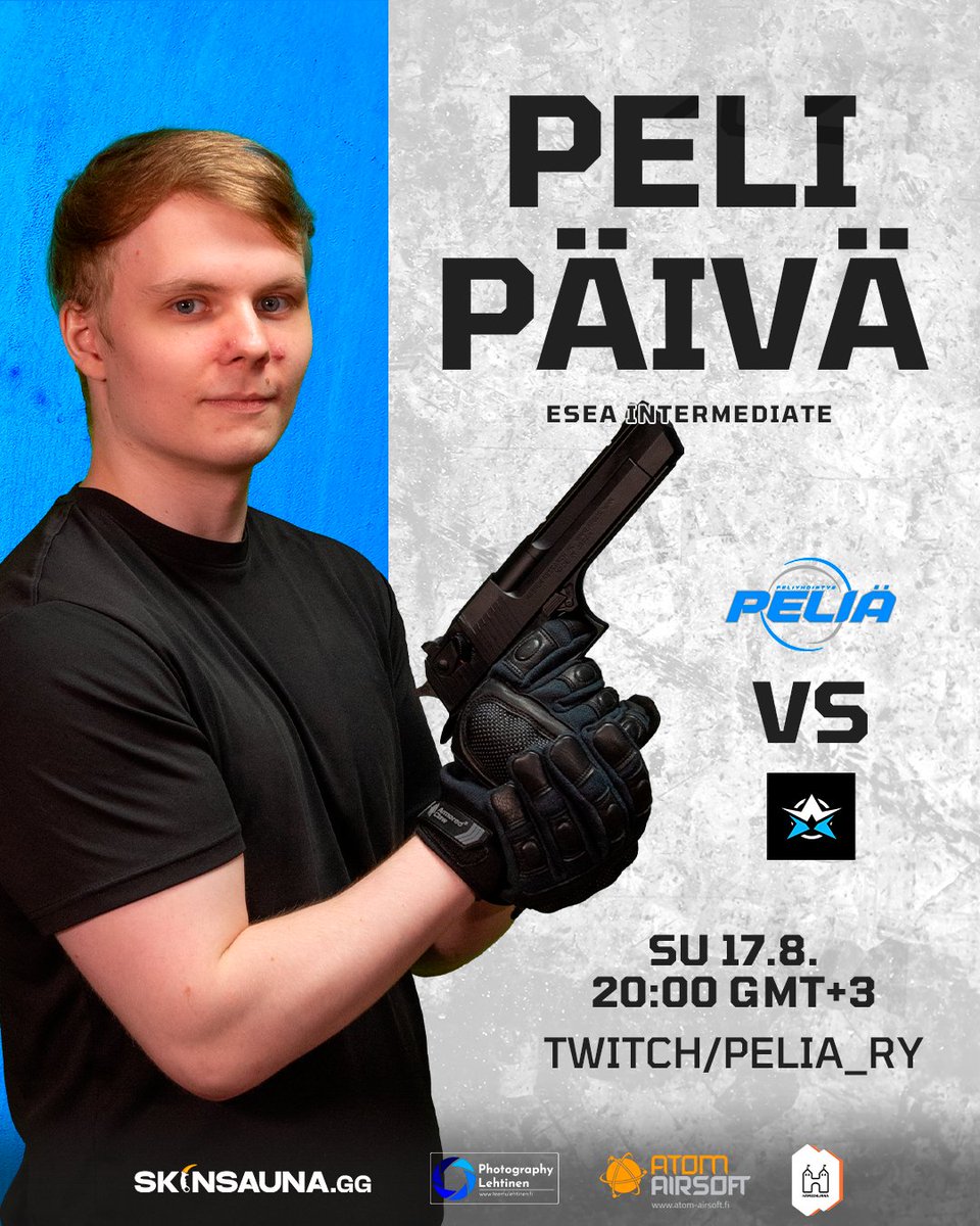 🔵SUOMI-DERBY🔵

10. ESEA-ottelu korkataan tänään juhlatunnelmissa, kun ottelussa vastaan saadaan <a href="/AmphisGG/">Amphis Gaming 🇫🇮</a> 🇫🇮 

🏆ESEA Intermediate
🕘20:00
📺twitch/pelia_ry
🎙 <a href="/lehtinent_/">Fuliq</a>
📞Haastattelussa (ennen peliä) Aralek, Jamppa (Amphiksesta) ja (pelin jälkeen) razze

#esportsfi #PELIÄ