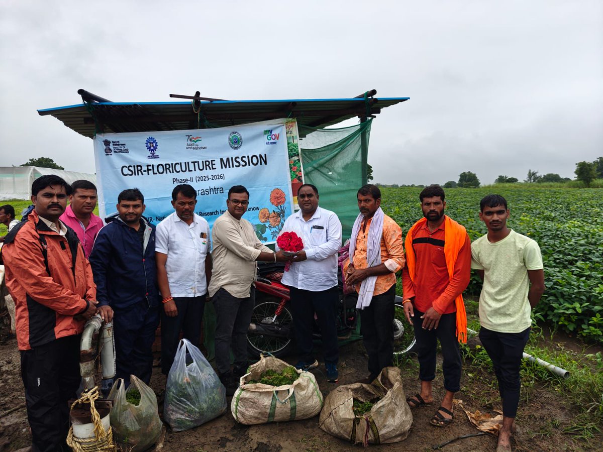 CSIR Floriculture Mission tweet media