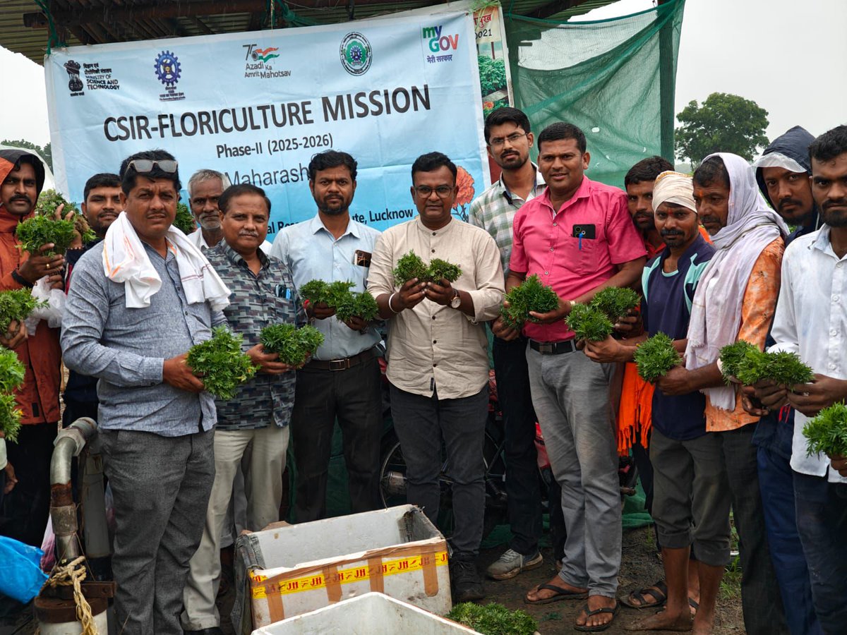 CSIR Floriculture Mission tweet media
