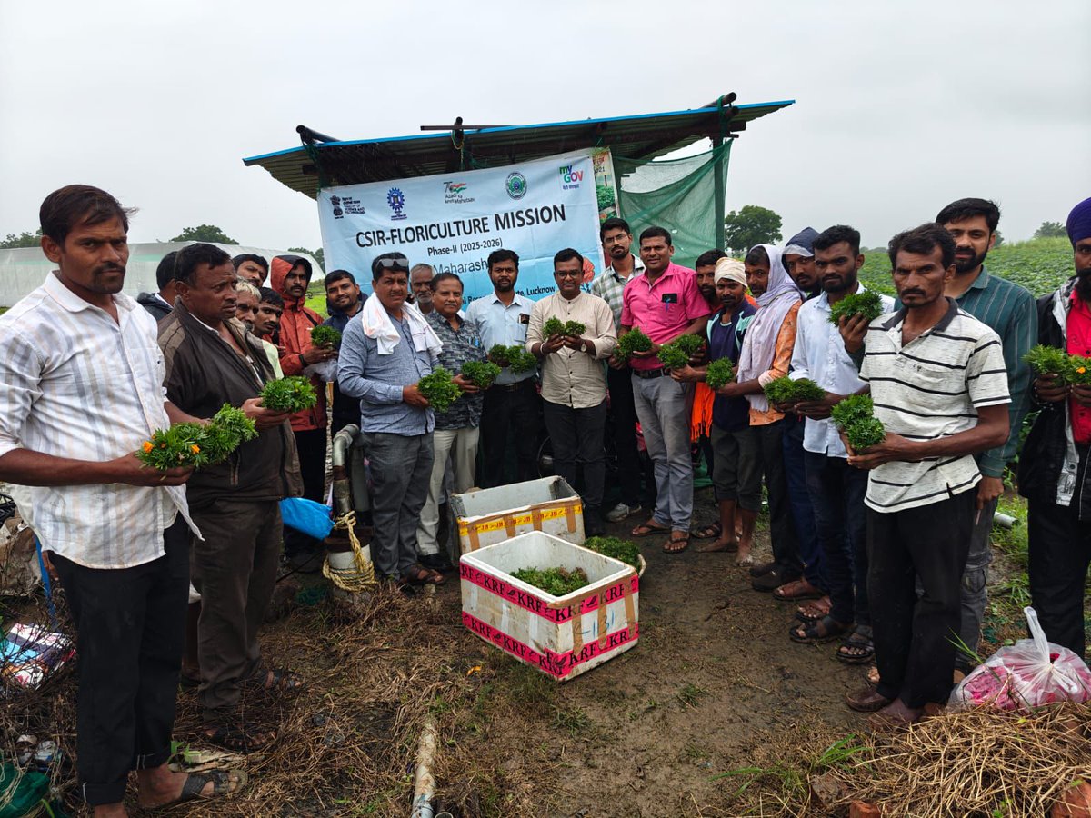 CSIR Floriculture Mission tweet media