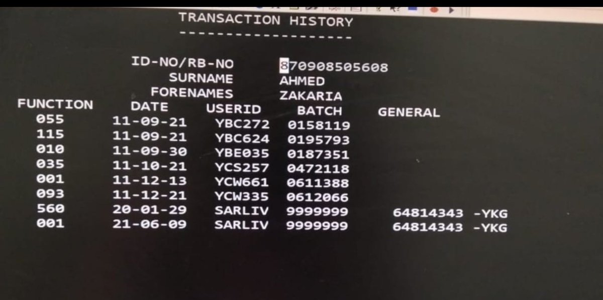 SaveS12943's tweet image. Breaking News:  Bribery and Corruption
How @HomeAffairsSA system has been manipulated! Ahmed received his birth certificate and ID (2015) after the death of his 'mom' whom died on 28 May 2011! Even his daddy got an ID now. Everything is 4sale...even the 'dead' getting sold 
😶