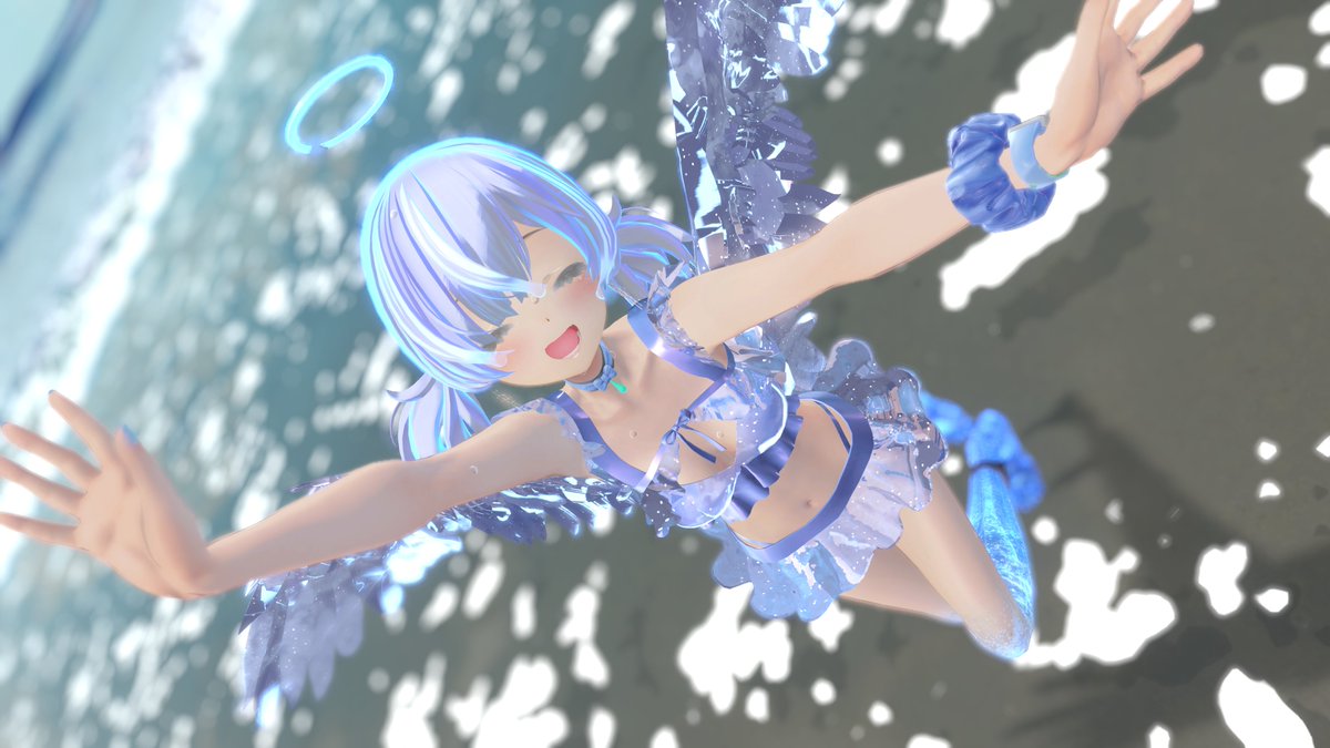 endless_VR's tweet photo. 夏だ！海だ！しずくちゃんだ！
#びしょぬれのしずくさん https://t.co/bVOlR33Qne