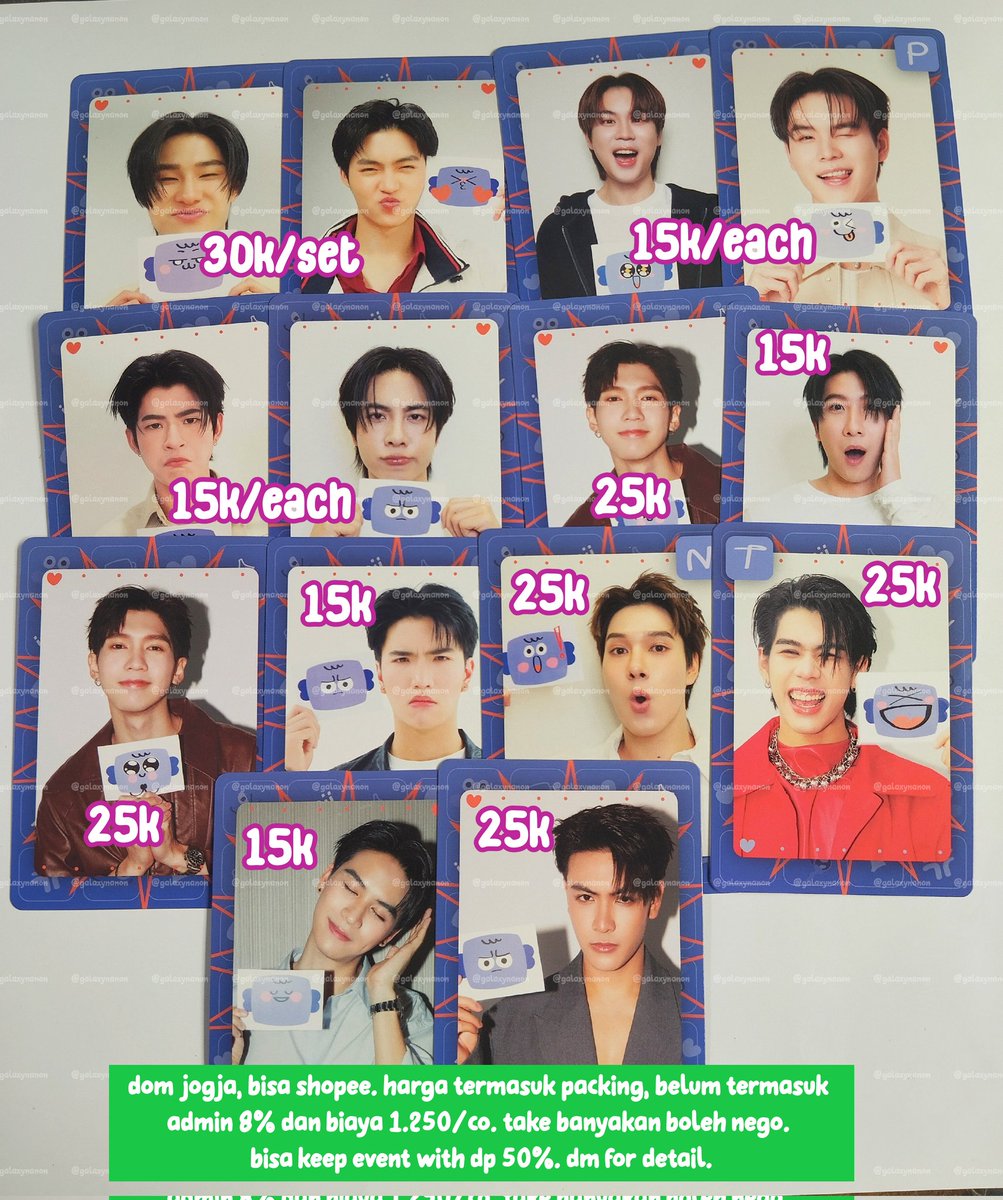 galaxynanon's tweet photo. #ths wts aab cc mood quest lukemick prem ping mark pakin mix aou khaotung keen nani tui joong satang &amp;  fancon william est we magnetic 

📍dom jogja 
✅ bisa shopee, exc admin
✅ keep event dp 50%
✅ take banyak diskon
💌 dm for detail condi

🍊 link co dibawah https://t.co/md3H67JpJ1