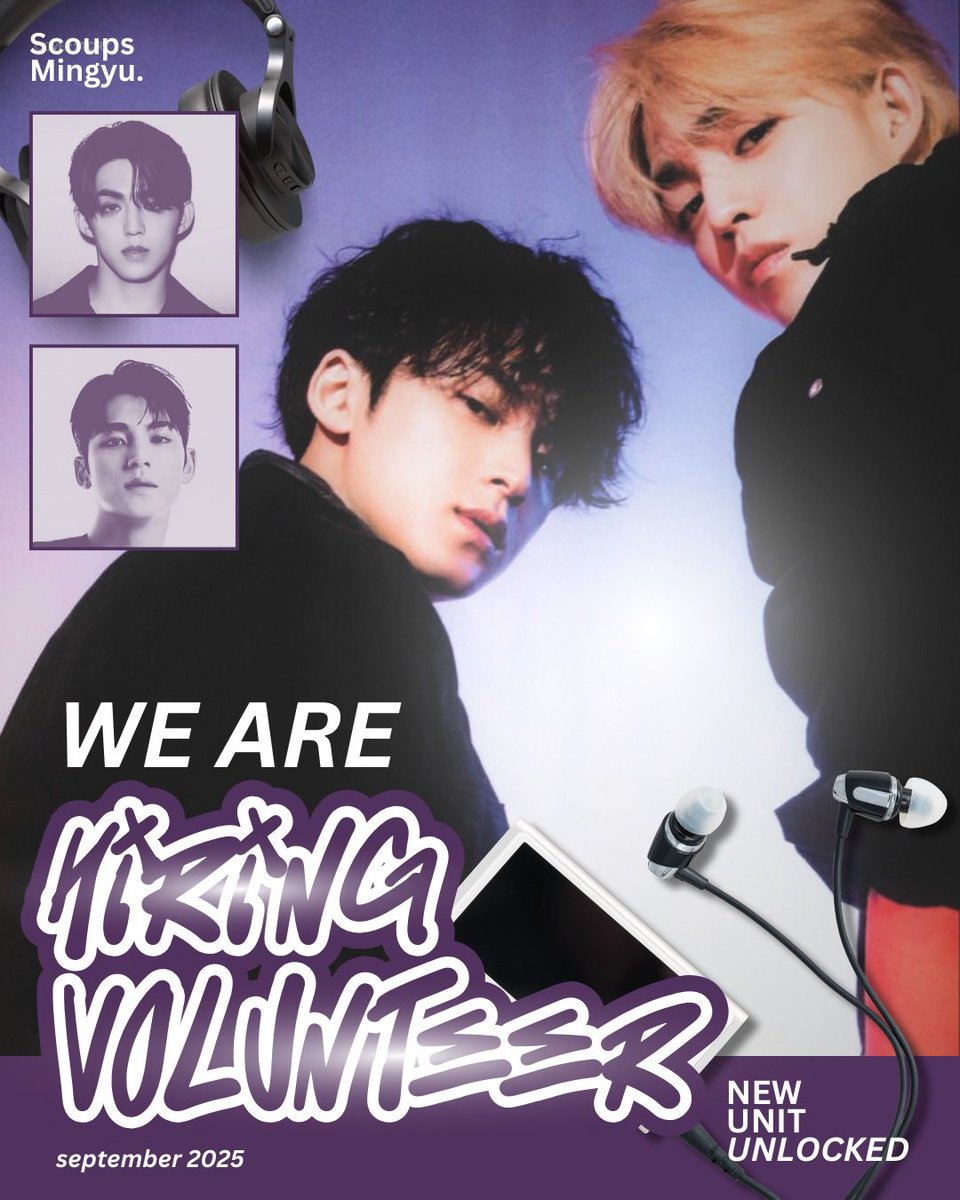 ᅠ
This September, we celebrate the 𝐅𝐢𝐫𝐬𝐭 𝐃𝐞𝐛𝐮𝐭 of 𝐒𝐂𝐎𝐔𝐏𝐒 &amp; 𝐌𝐈𝐍𝐆𝐘𝐔. We are opening slots for 𝐕𝐨𝐥𝐮𝐧𝐭𝐞𝐞𝐫 and 𝐑𝐏𝐬 who wish to be part of this special moment. If you’re ready to join and support, the form awaits through the link below.
ᅠ