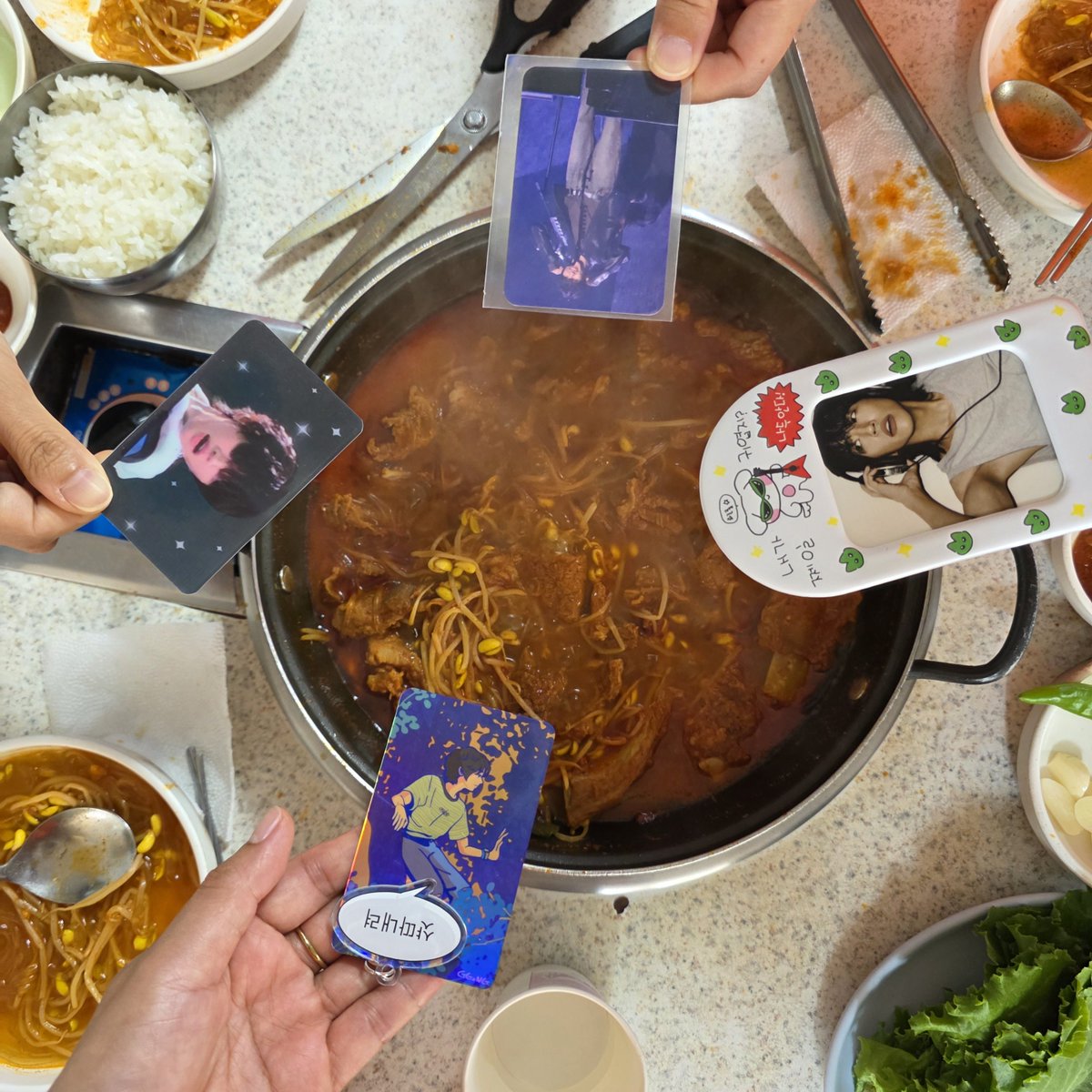 승유니가 낋여준 물갈비 먹었슨