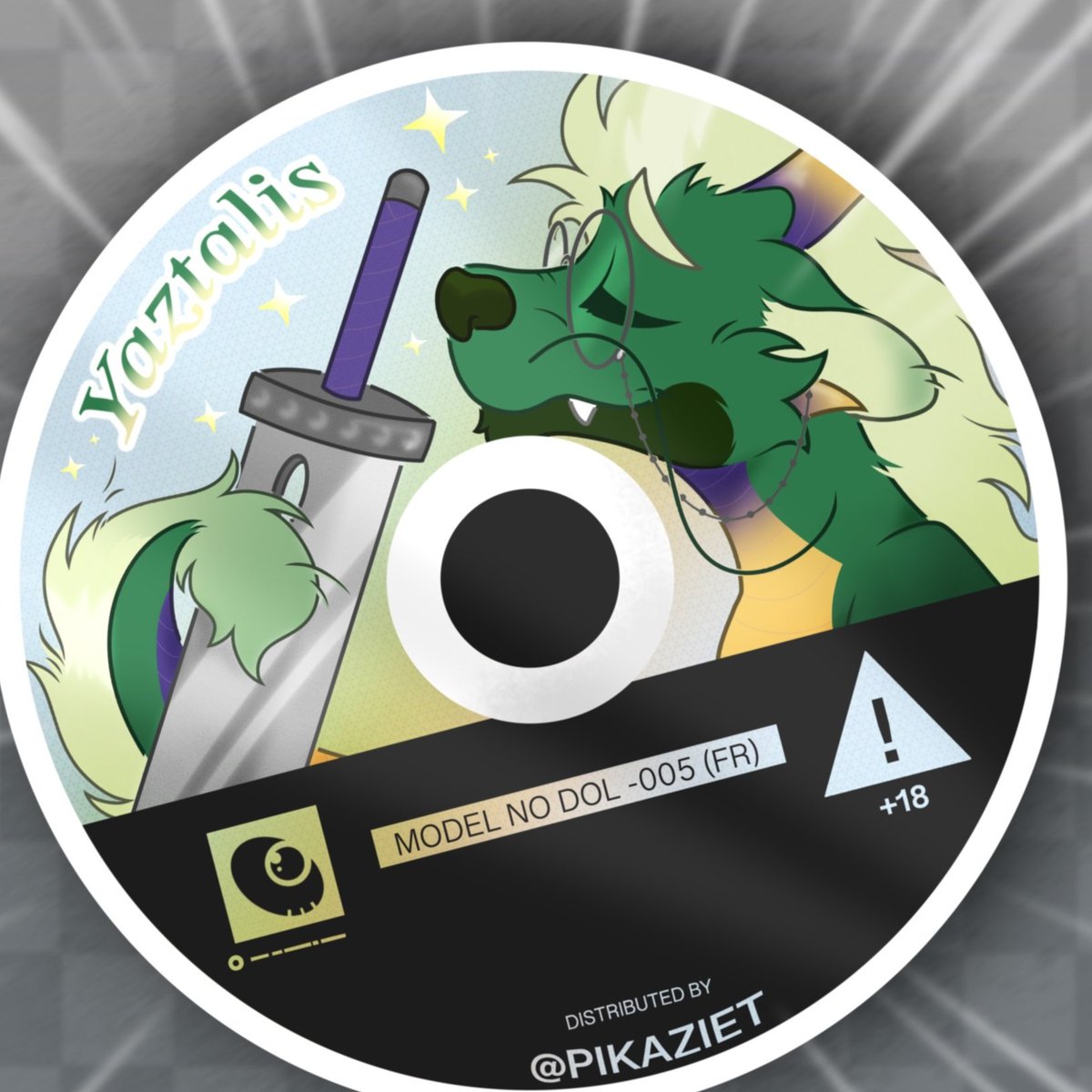 Pikaziet's tweet photo. [SPINNING CD YCH]

This green dragon is more into poetic RPG -obviously- ⚔️ https://t.co/SDybdAVCdO