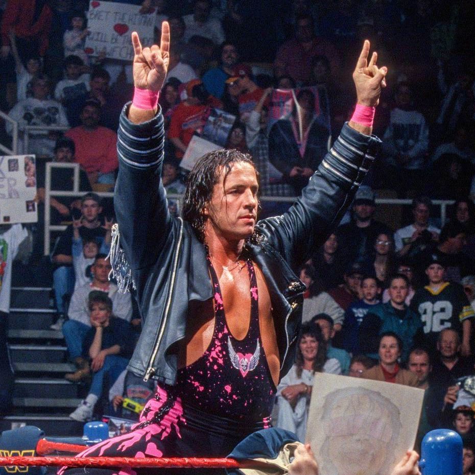 WWFWrestling1's tweet photo. The Excellence of Execution! 🤘🏻💕 #WWF #WWE #BretHart https://t.co/uDDAtp8e3I