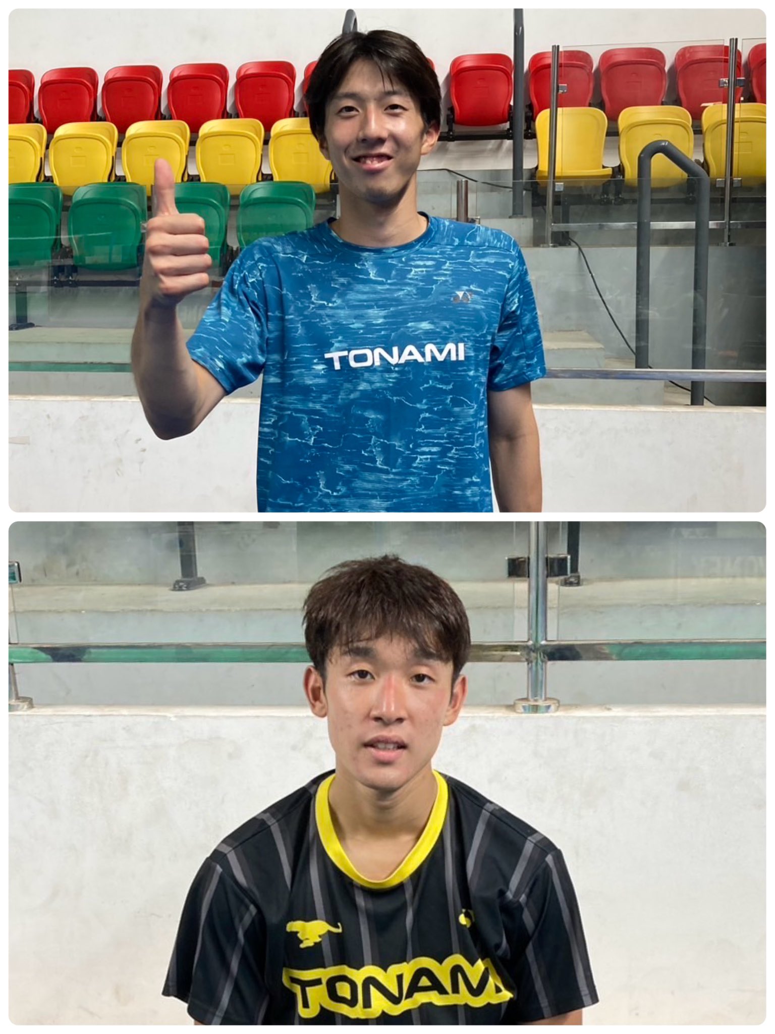 2021トナミ運輸バドミントン部　選手カード 2021トナミ運輸バドミントン部サイン入りカード - メルカリ