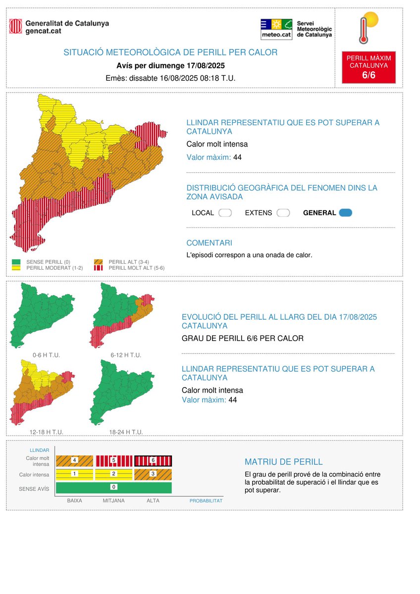 emergenciescat's tweet photo. 🔴🔴 Avui diumenge, dia molt complicat per la calor molt intensa 🌡☀️ i pel perill extrem d'incendi forestal 🔥🔥

🚷 Restringit l'accés a 9⃣ espais naturals

✅️ Evita activitats de risc que puguin provocar un incendi 

📱 Si veus foc o fum truca ràpidament al @112

#INFOCAT https://t.co/dL2OkYCcrw