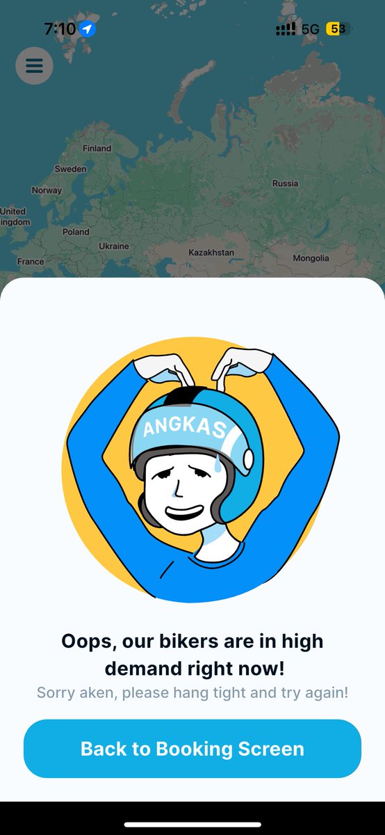 roy_wanders's tweet photo. Is it just me pero worst motorcycle ride-hailing service tlga ang @angkas? For the longest time, for whatever reason, never na accept booking ko. Yesterday, I got two cancellations, and one who set he’ve arrived yet ang layo nya pa sa pin and he’s going farther 😕 #angkas https://t.co/rsabOmB1eL