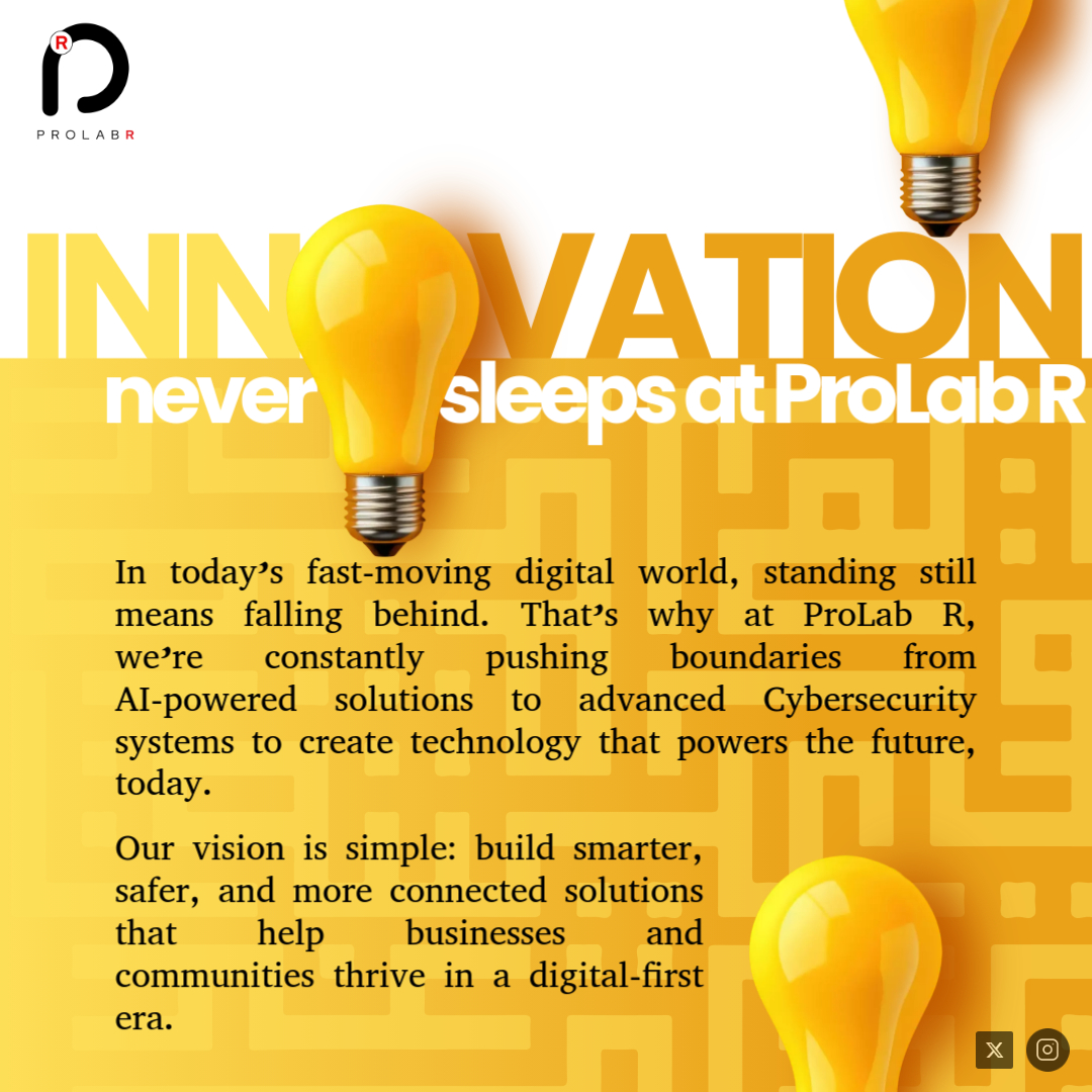 prolabrofficial's tweet photo. Innovation never sleeps at ProLab R.

#ProLabR #Innovation #AI  #FutureTech https://t.co/DGTpGdc3lL
