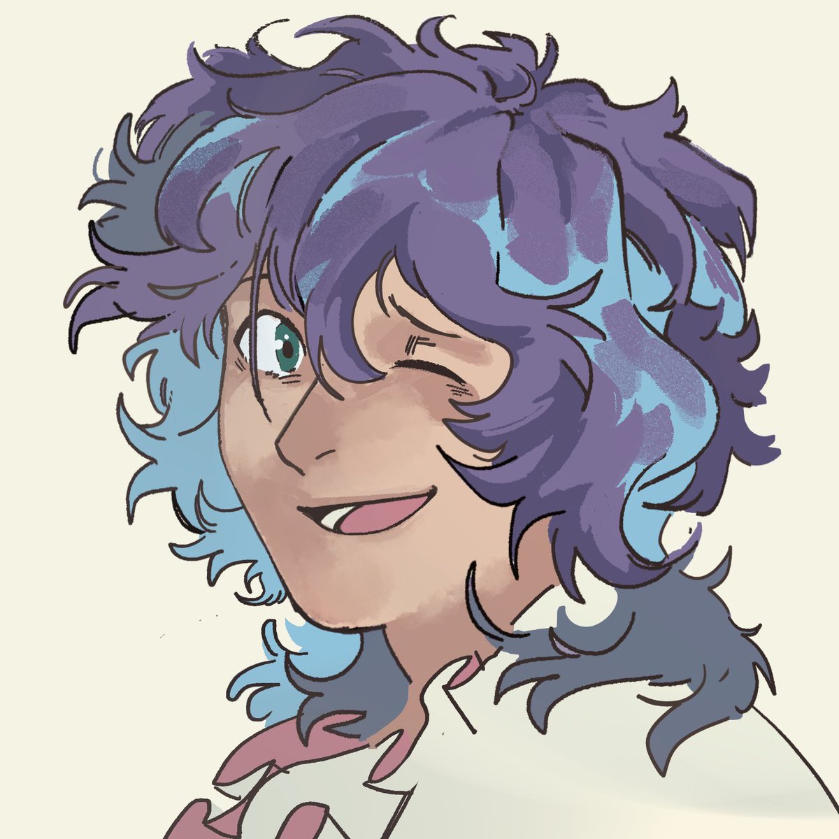 Un petit dessin de Zéphyr en pastel, petite chérie.