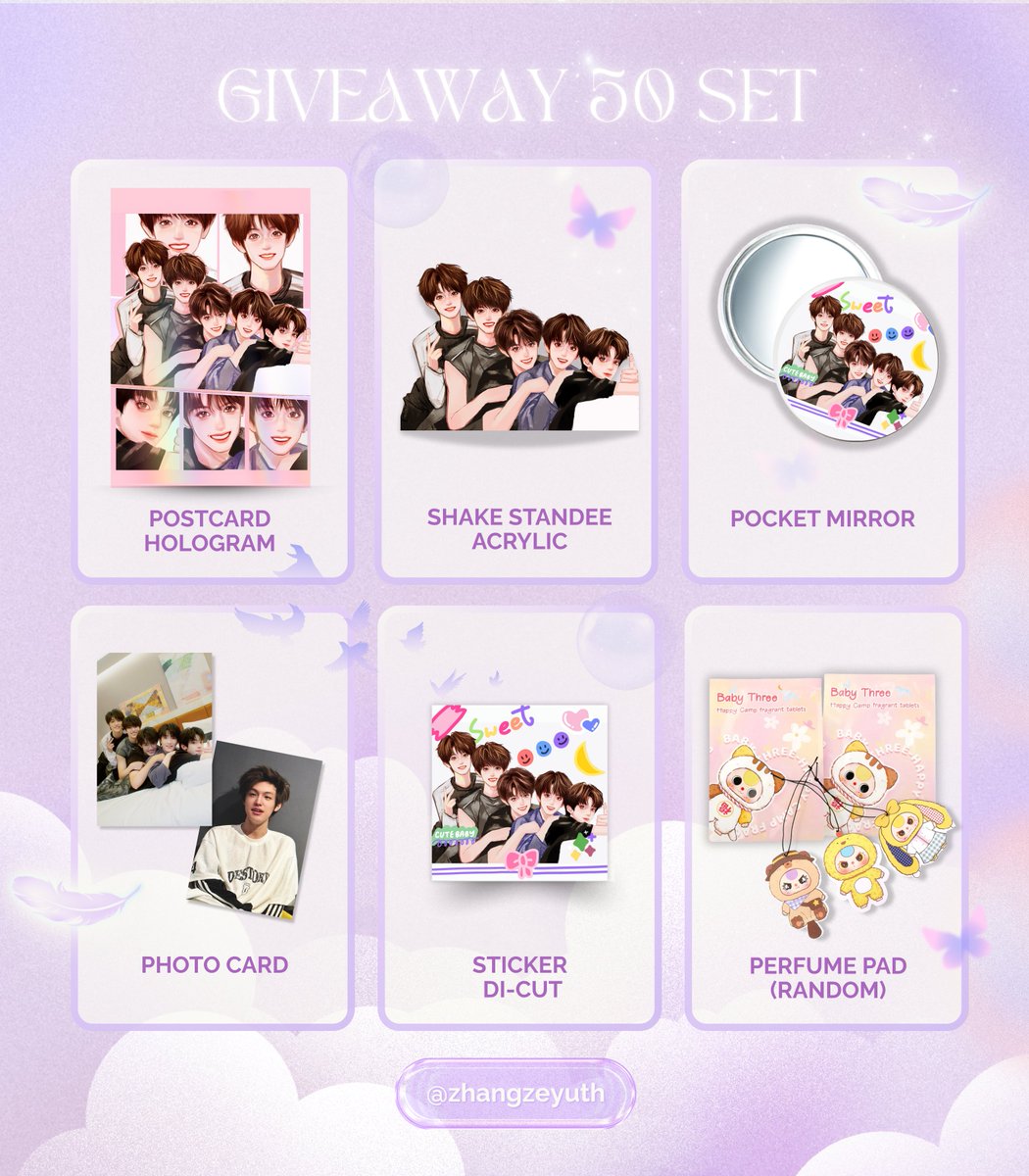 𝐌𝐢𝐧𝐢 𝐏𝐫𝐨𝐣𝐞𝐜𝐭 𝐢𝐧 𝐓𝐡𝐚𝐢𝐥𝐚𝐧𝐝 💜

เชิญชวนเสี่ยวอวี่โจว เพื่อนที่ดี เหล่าผีเสื้อฝู่หลายและชั้น 18 รับ Giveaway Set เนื่องในโอกาสที่จางเจ๋ออวี่ และ T.O.P เติงลู่เซ่าเหนียน เดบิวต์ครบรอบ 1 ปี (จำนวนจำกัด 50 ชุด)

🗓: 1-30 September 2025 
⏰: 08.00 AM-18.00 PM 
📍: