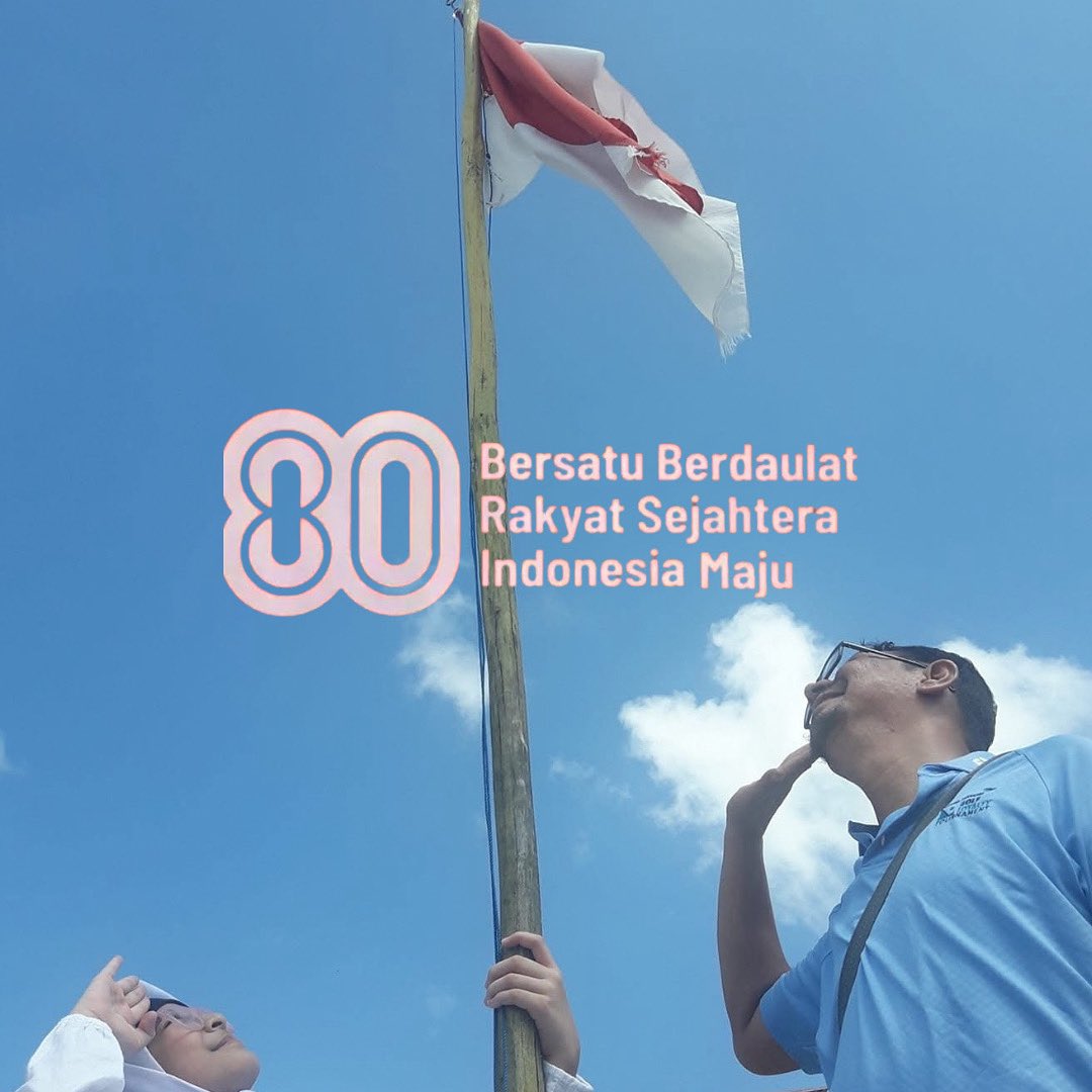 Dirgahayu Republik Indonesia. Bersatu Berdaulat Rakyat Sejahtera Indonesia Maju #bangundesabangunindonesia