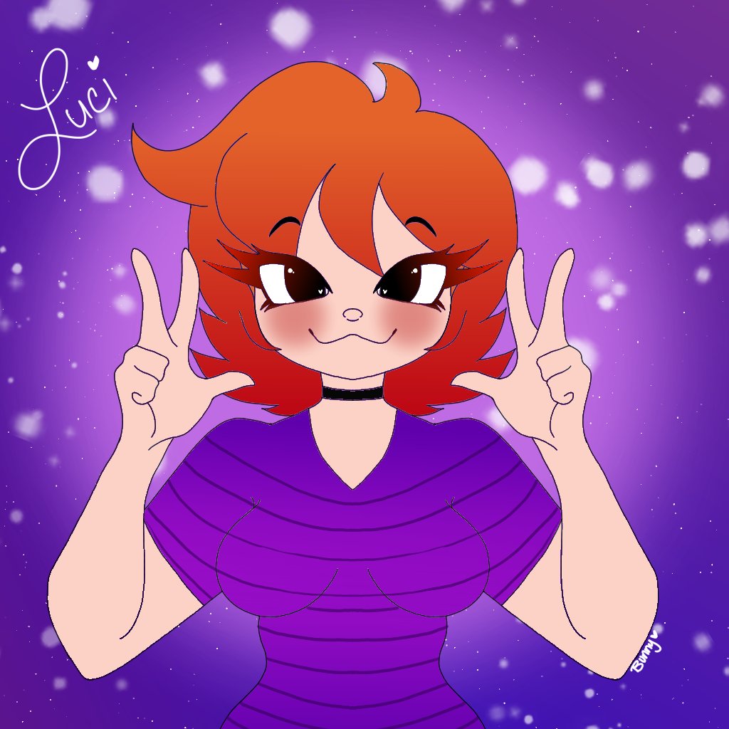 FATHER: PSYCHIX TRILOGY Official (@fpt2007) on Twitter photo Hello everybody! We're still going strong with the Q&A! 🎉 For this post, we'll be answering your questions about Luci and her friends! 💬✨
Keep them coming! #fatherpsychixtrilogy
Art made by <a href="/frisk_starlight/">FriskStarlight~✨ (hiatus)</a>, Luci's voice actor! Hello everybody! We're still going strong with the Q&A! 🎉 For this post, we'll be answering your questions about Luci and her friends! 💬✨
Keep them coming! #fatherpsychixtrilogy
Art made by <a href="/frisk_starlight/">FriskStarlight~✨ (hiatus)</a>, Luci's voice actor!
