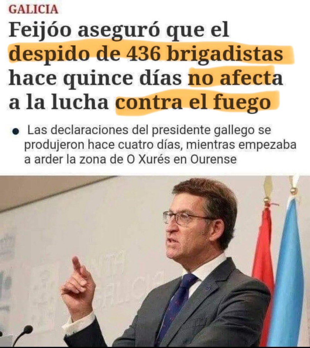 No reírse de los “sunnormales”

<a href="/NunezFeijoo/">Alberto Núñez Feijóo</a> no es bombero porque no quiere.