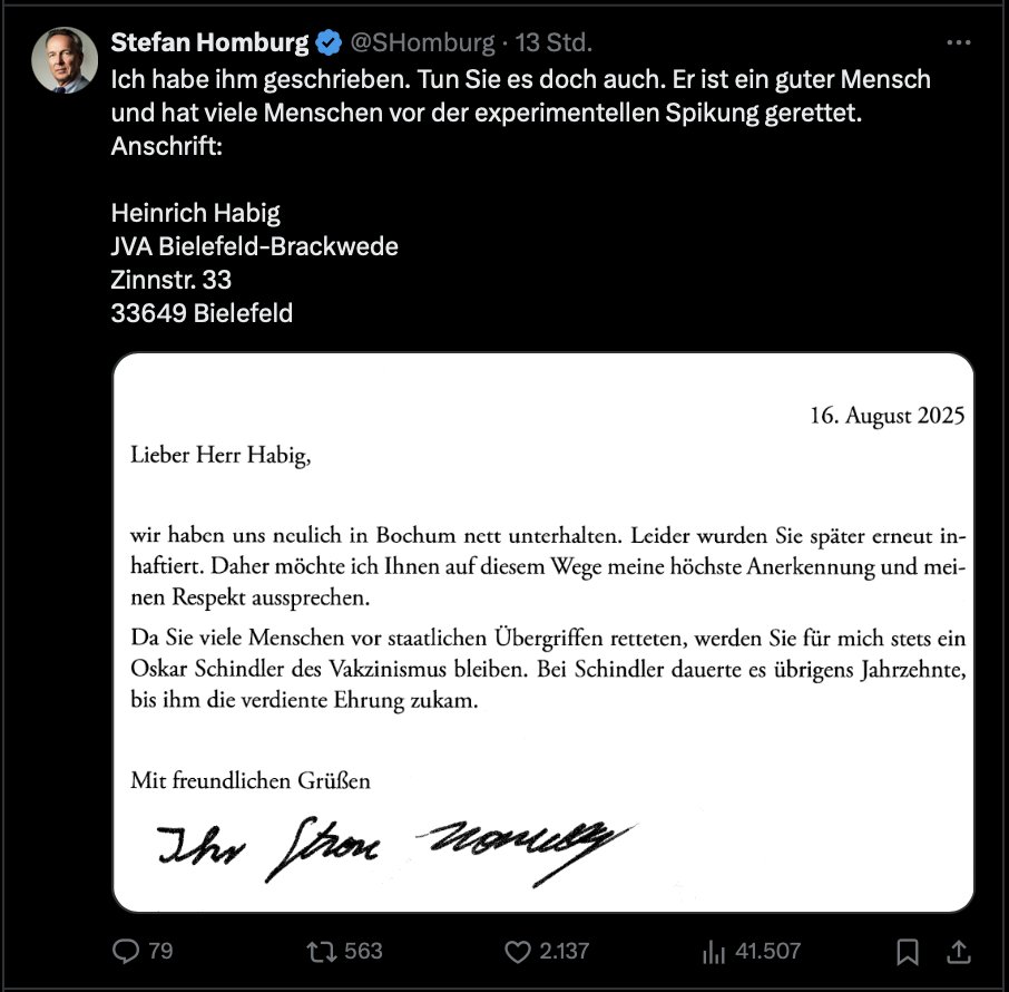 "Oskar Schindler des Vakzinismus" - das ist auf so vielen Ebenen abscheulich.