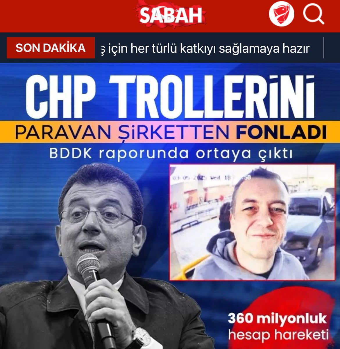 24 saatte CHP içinde patlayan skandallar:

- AK Partili dedikleri lüks yaşamıyla dikkat çeken Avukat Cem Duman, Ekrem İmamoğlu’nun adamı çıktı.

- Özlem Çerçioğlu’na Özgür Özel Kuşadası’nda 6 milyar TL’lik rant baskısı yapmış, rantı isteyen Bülent Tezcan.

- Ekrem İmamoğlu’nun